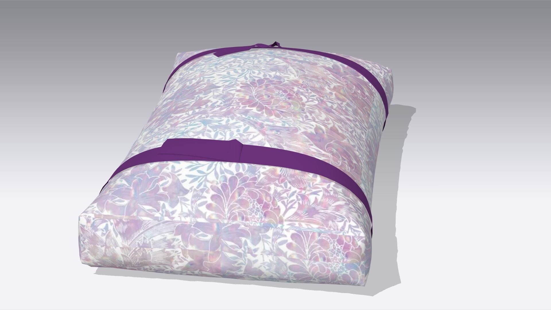 Cushion Low-poly 3D model_3