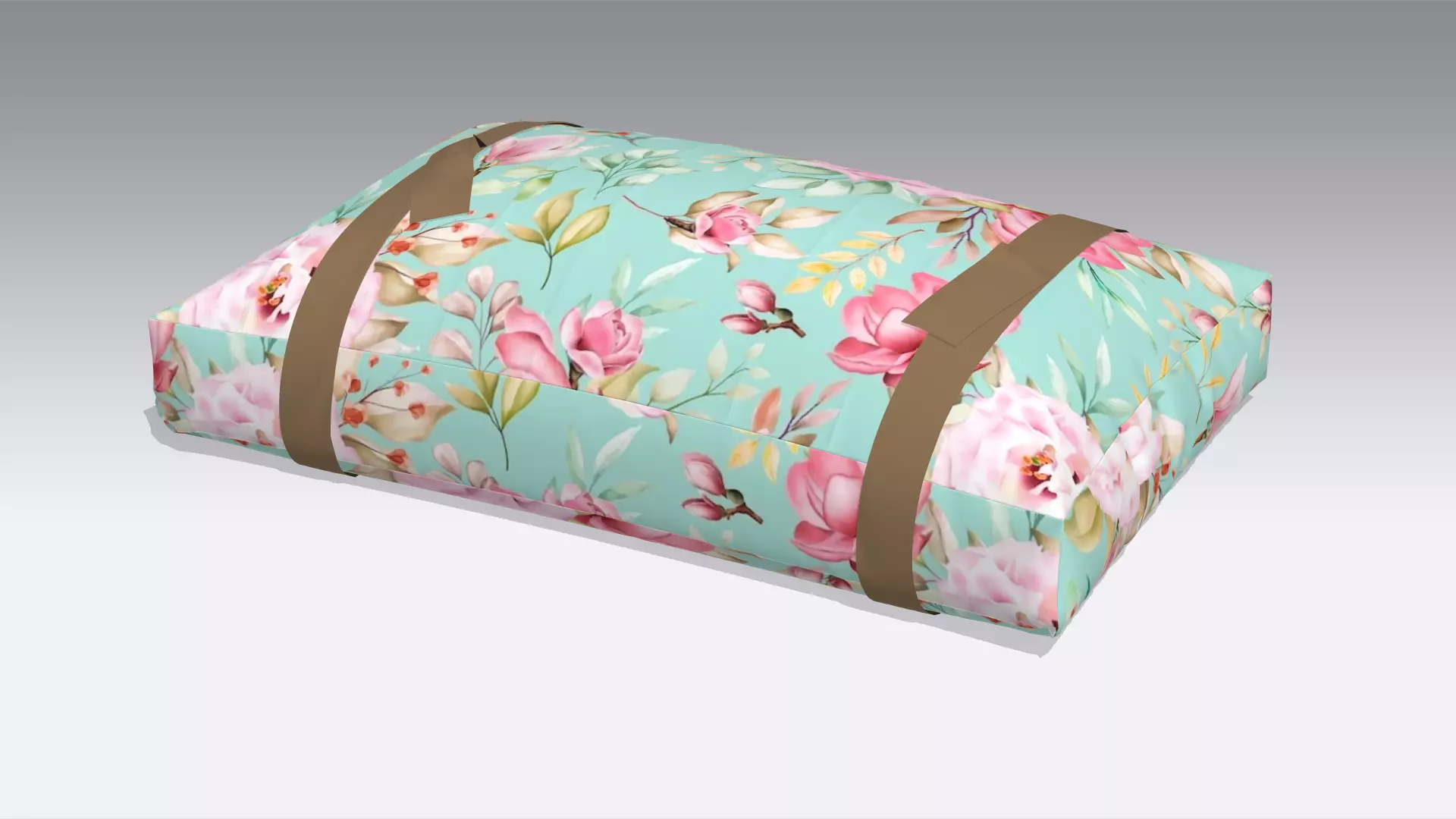 Cushion Low-poly 3D model_0