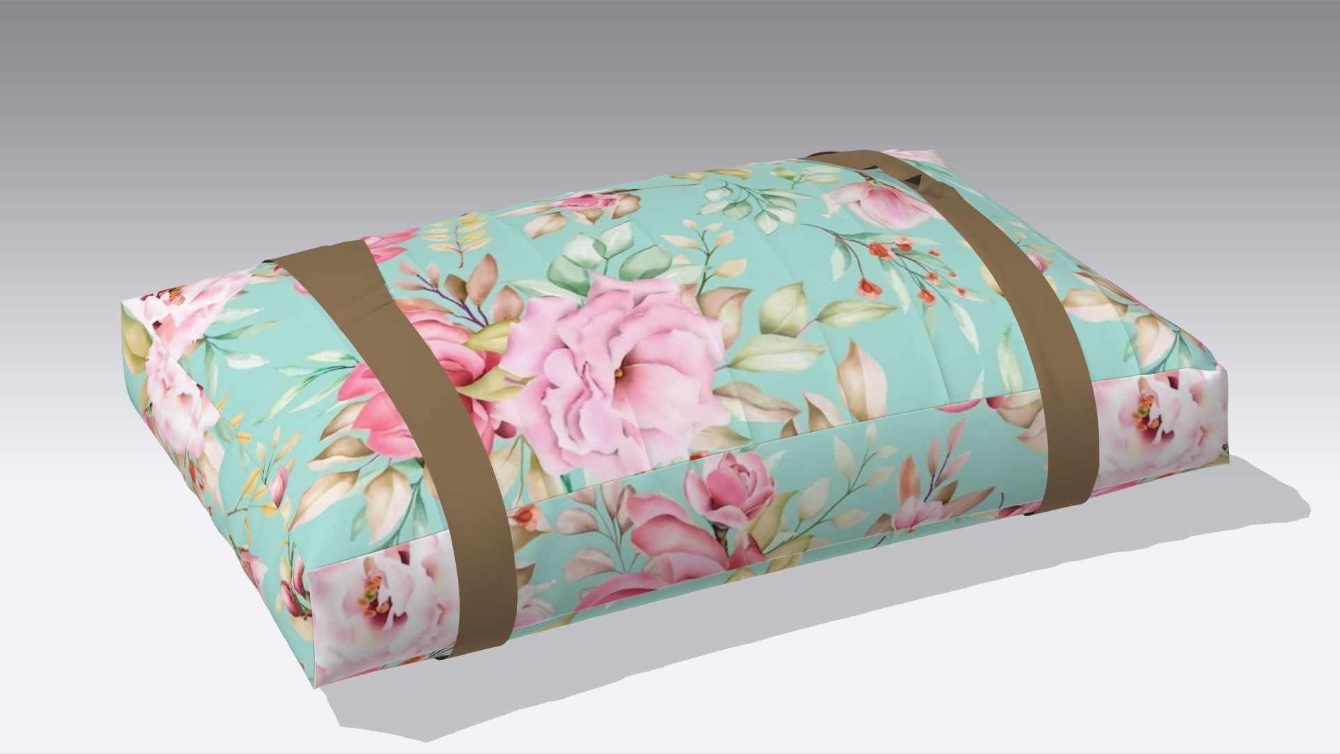 Cushion Low-poly 3D model_1