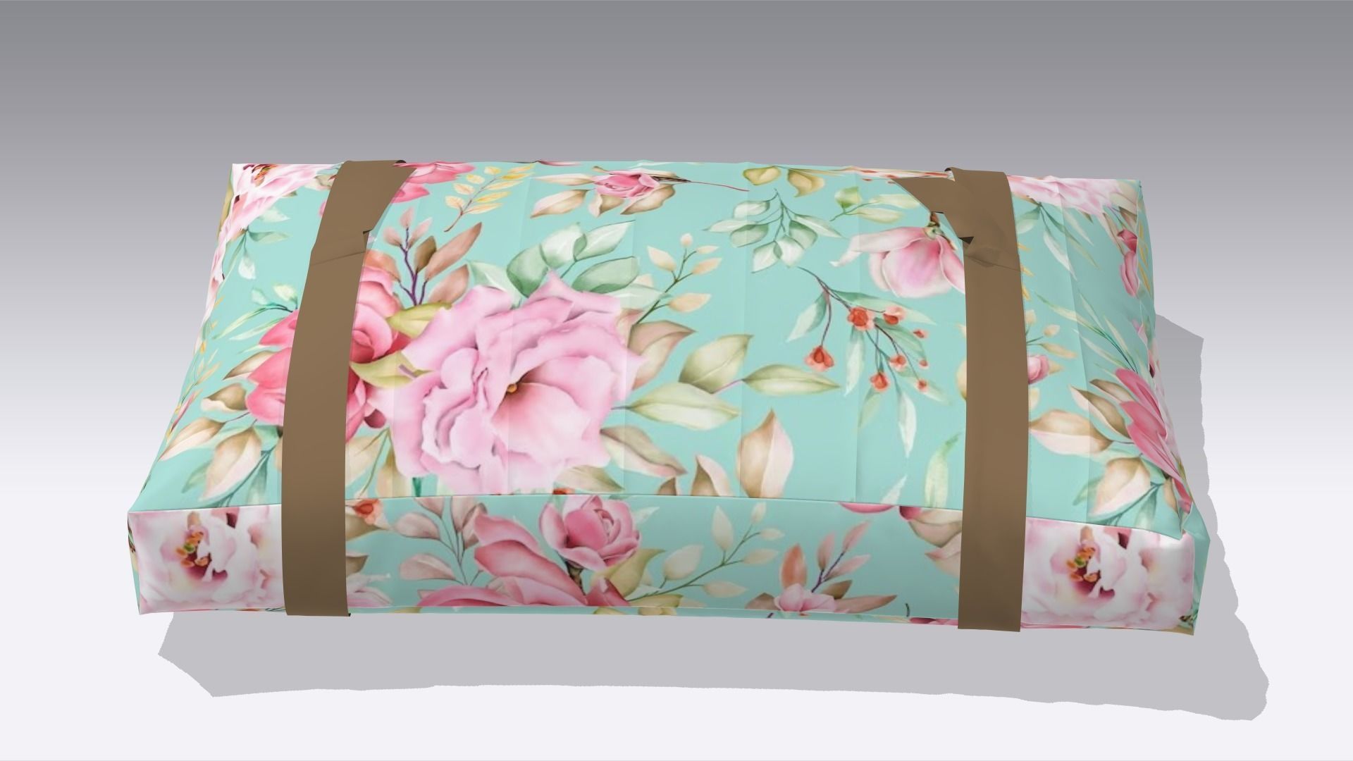 Cushion Low-poly 3D model_2