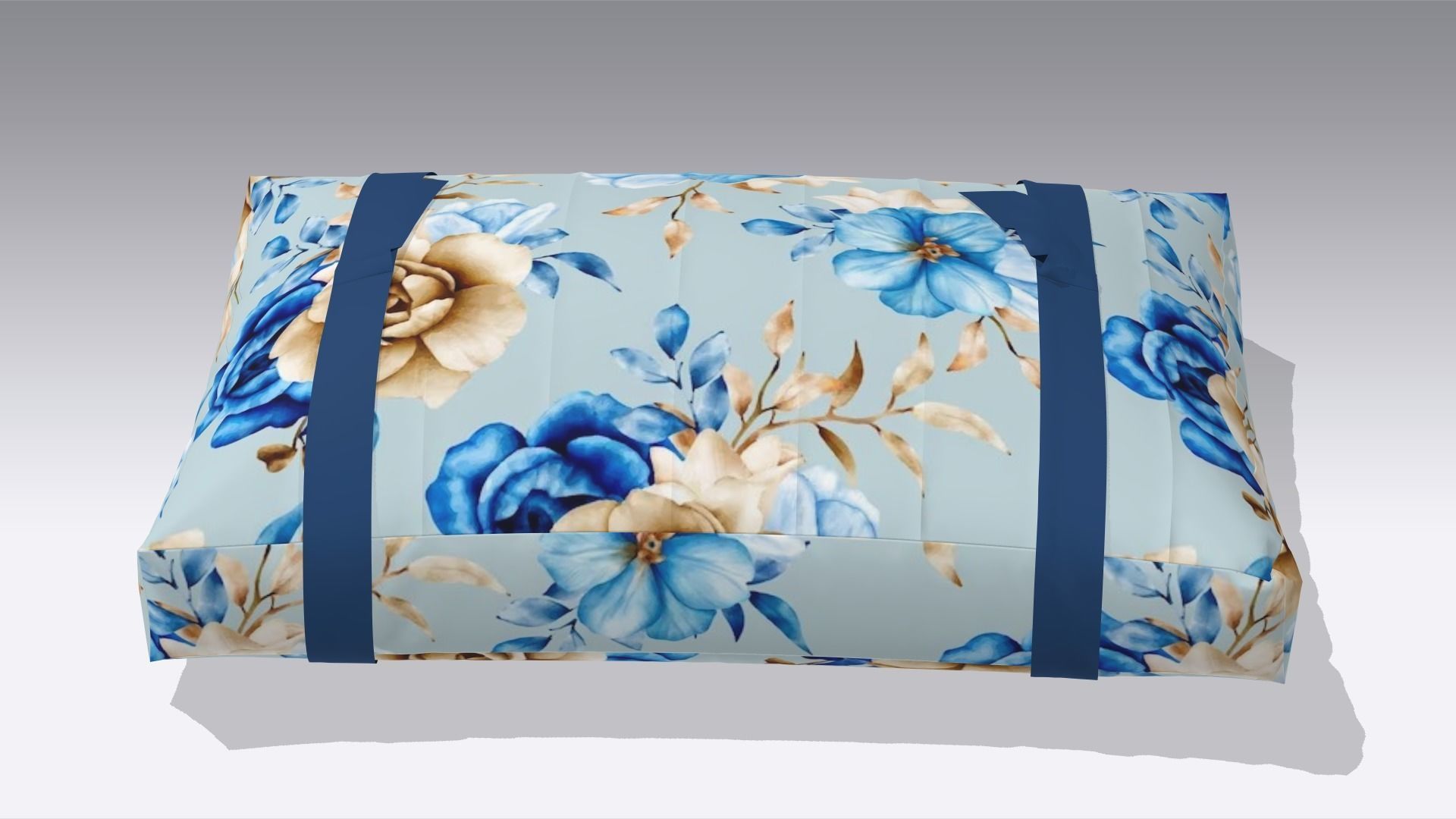 Cushion Low-poly 3D model_1