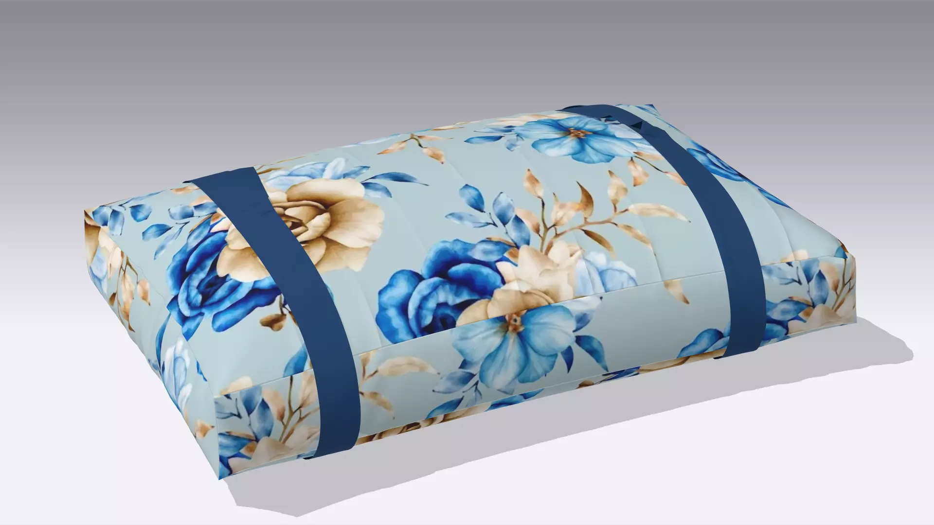 Cushion Low-poly 3D model_0