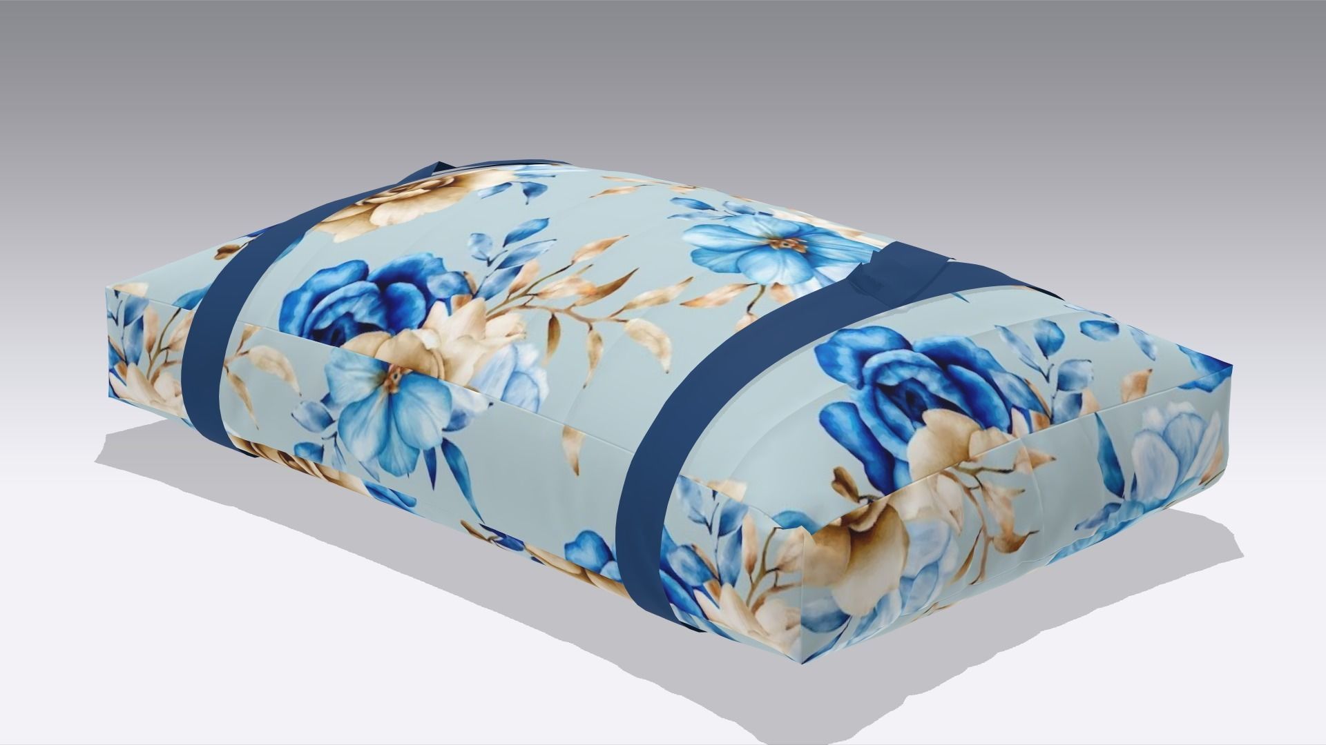 Cushion Low-poly 3D model_2