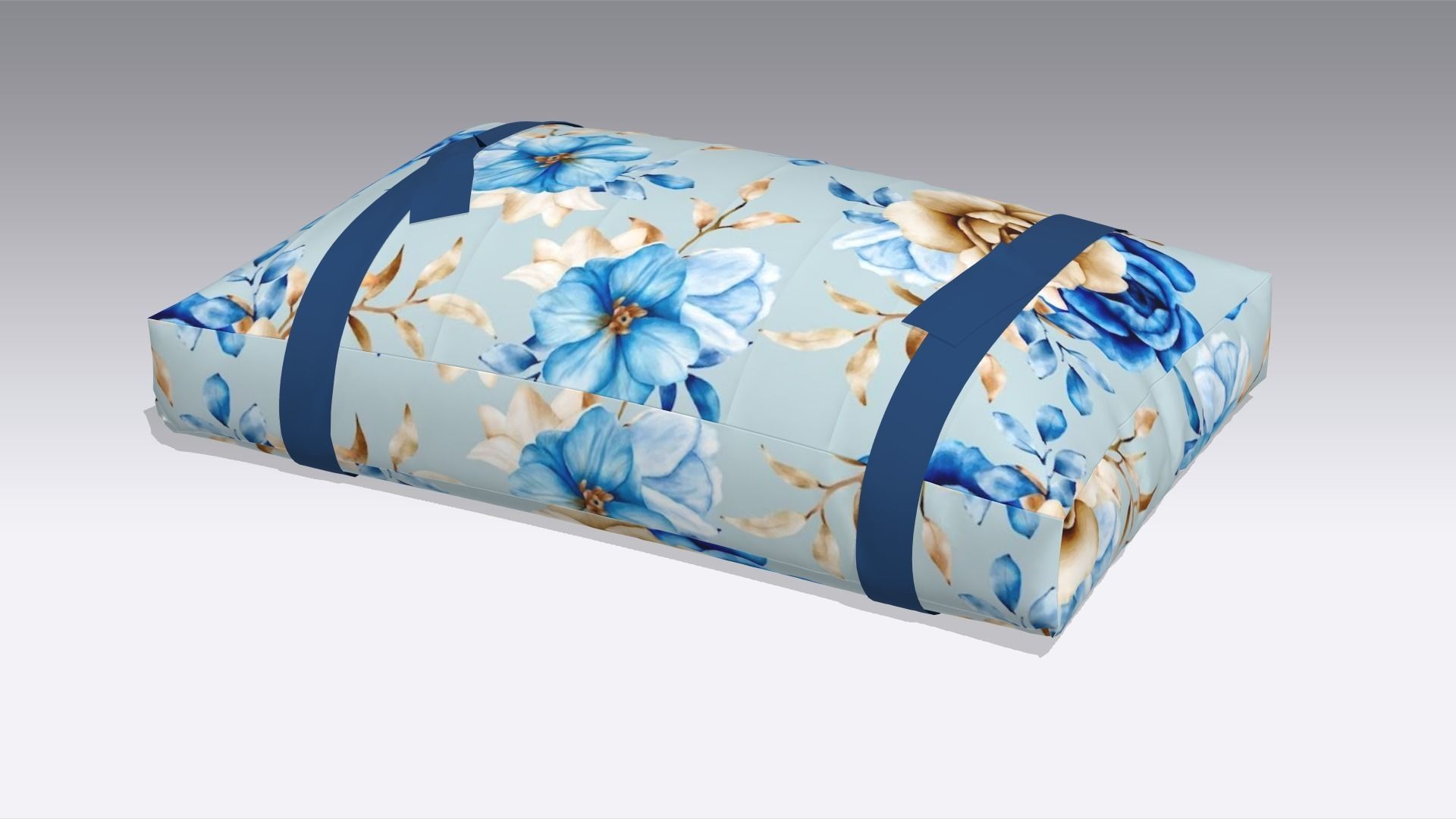 Cushion Low-poly 3D model_4