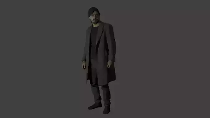 3D male model
