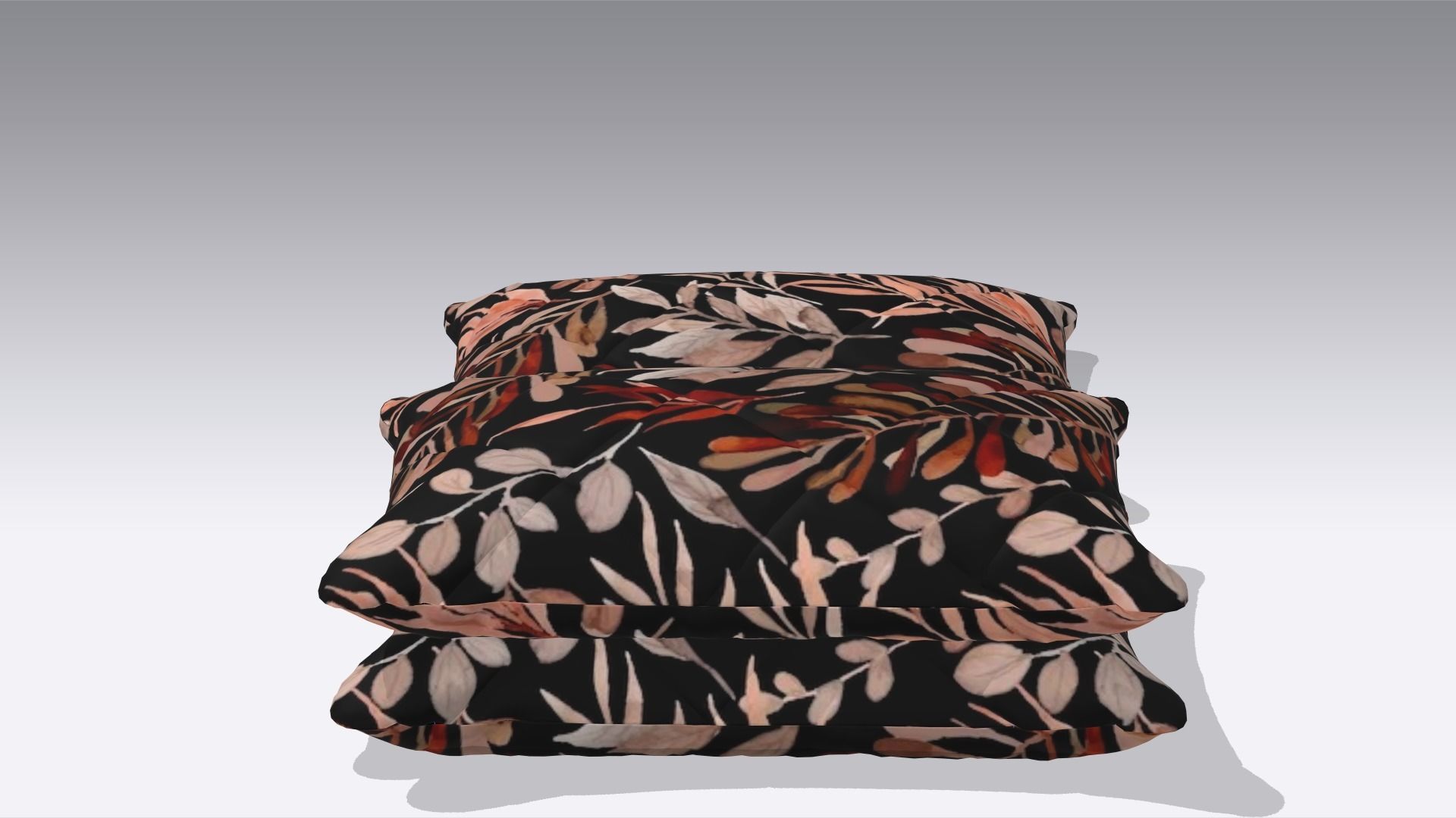 Cushion Low-poly 3D model_5