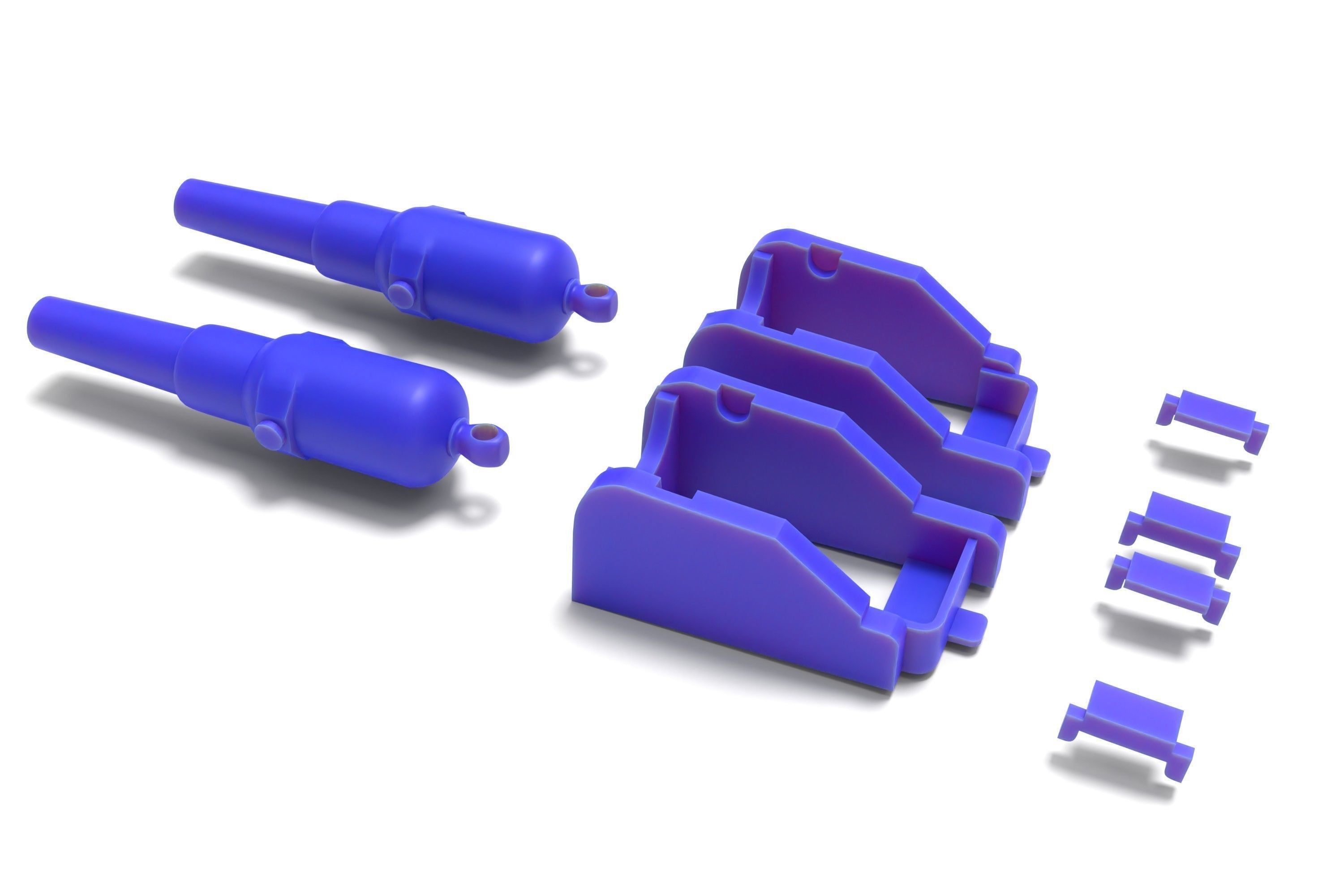 RML 10-inch 18-ton gun simple model 3D print model_2