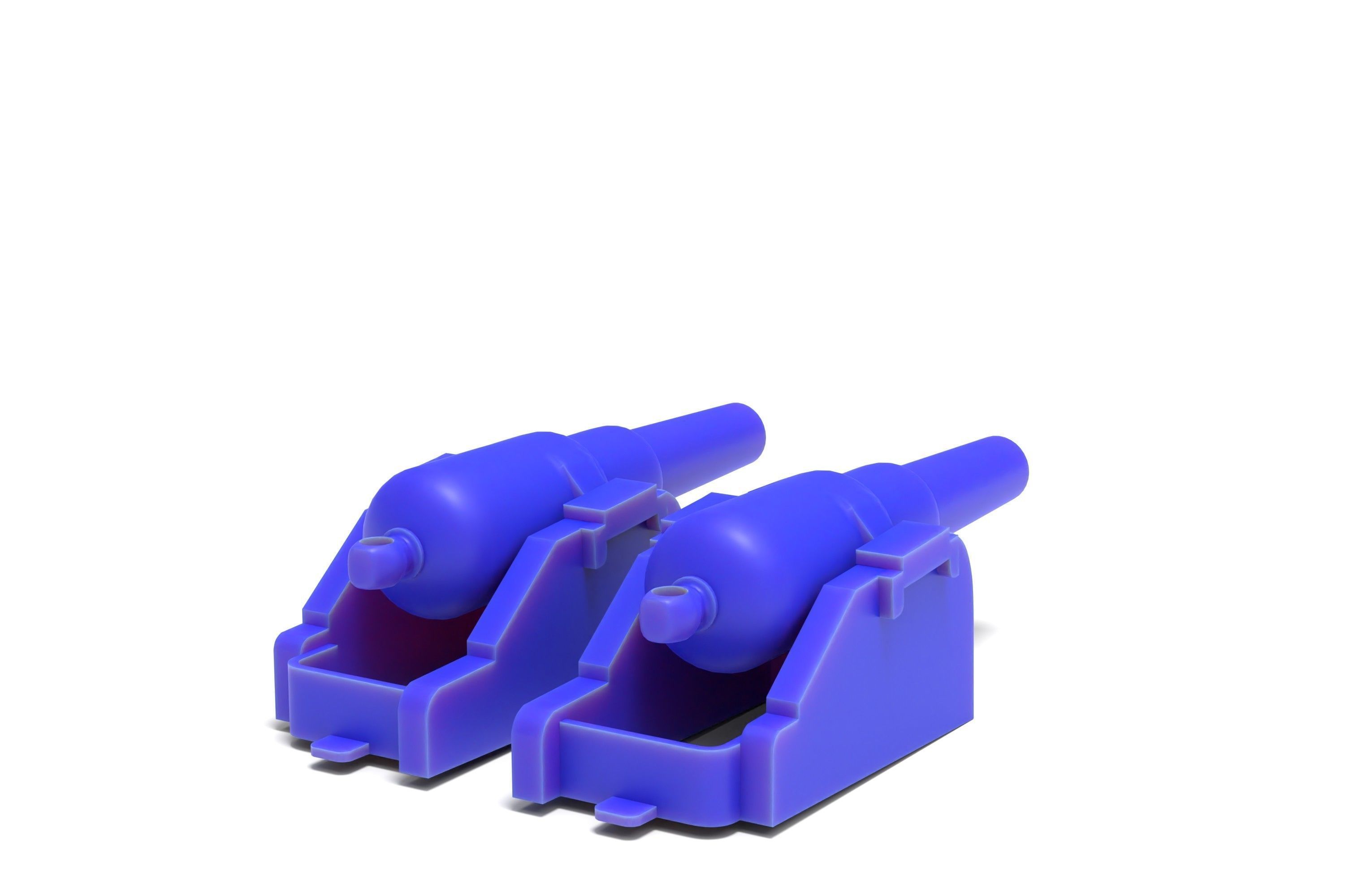 RML 10-inch 18-ton gun simple model 3D print model_1