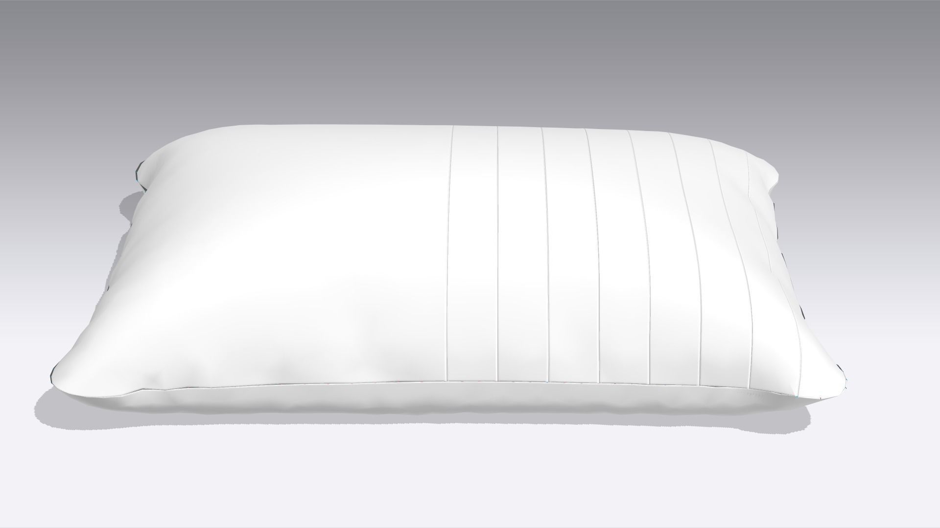 Cushion Low-poly 3D model_3