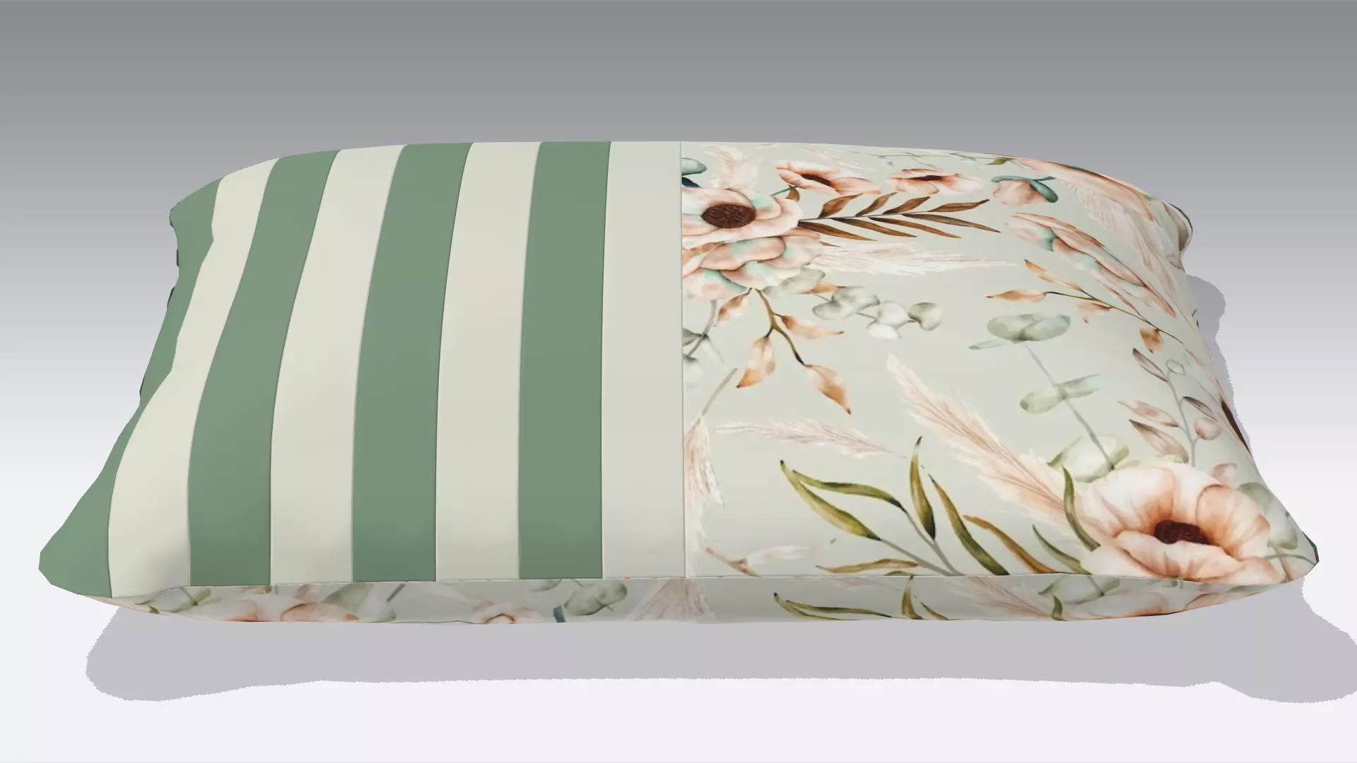 Cushion Low-poly 3D model_0