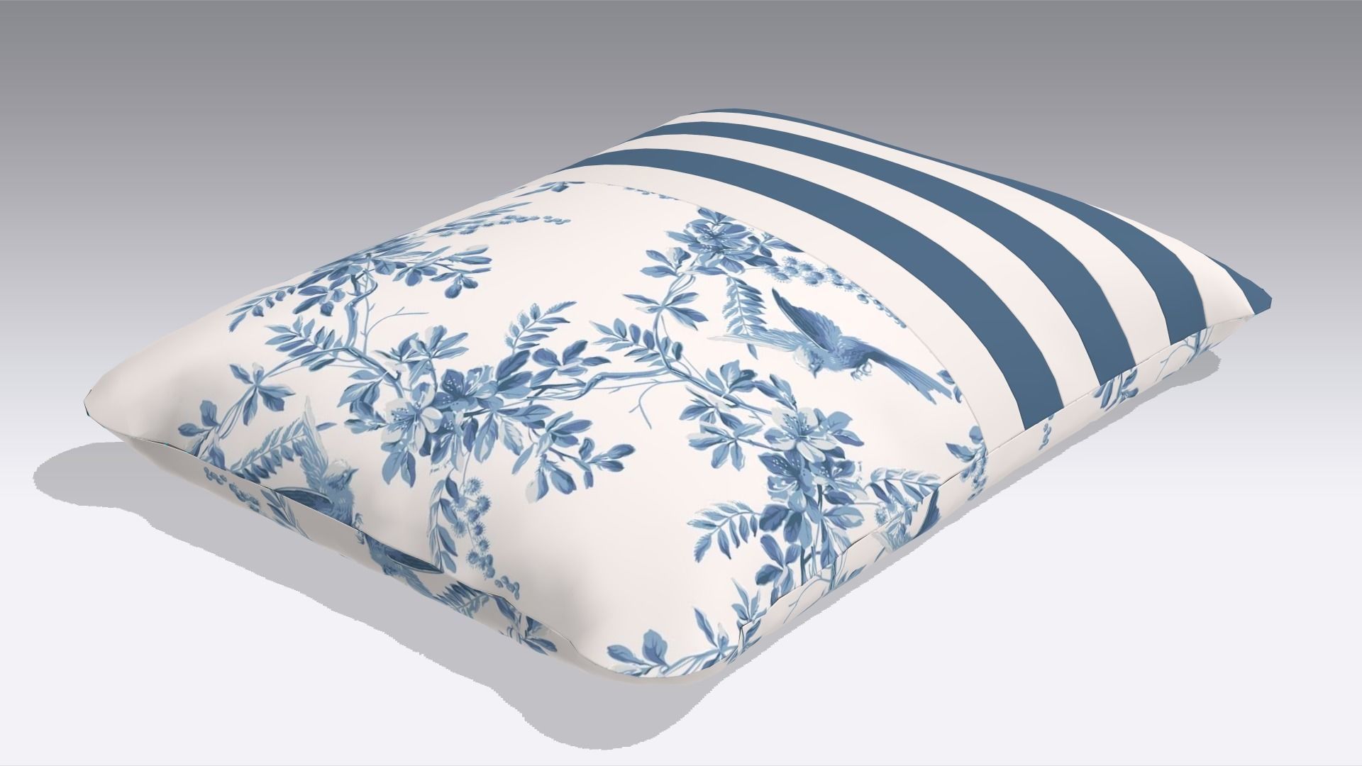Cushion Low-poly 3D model_4