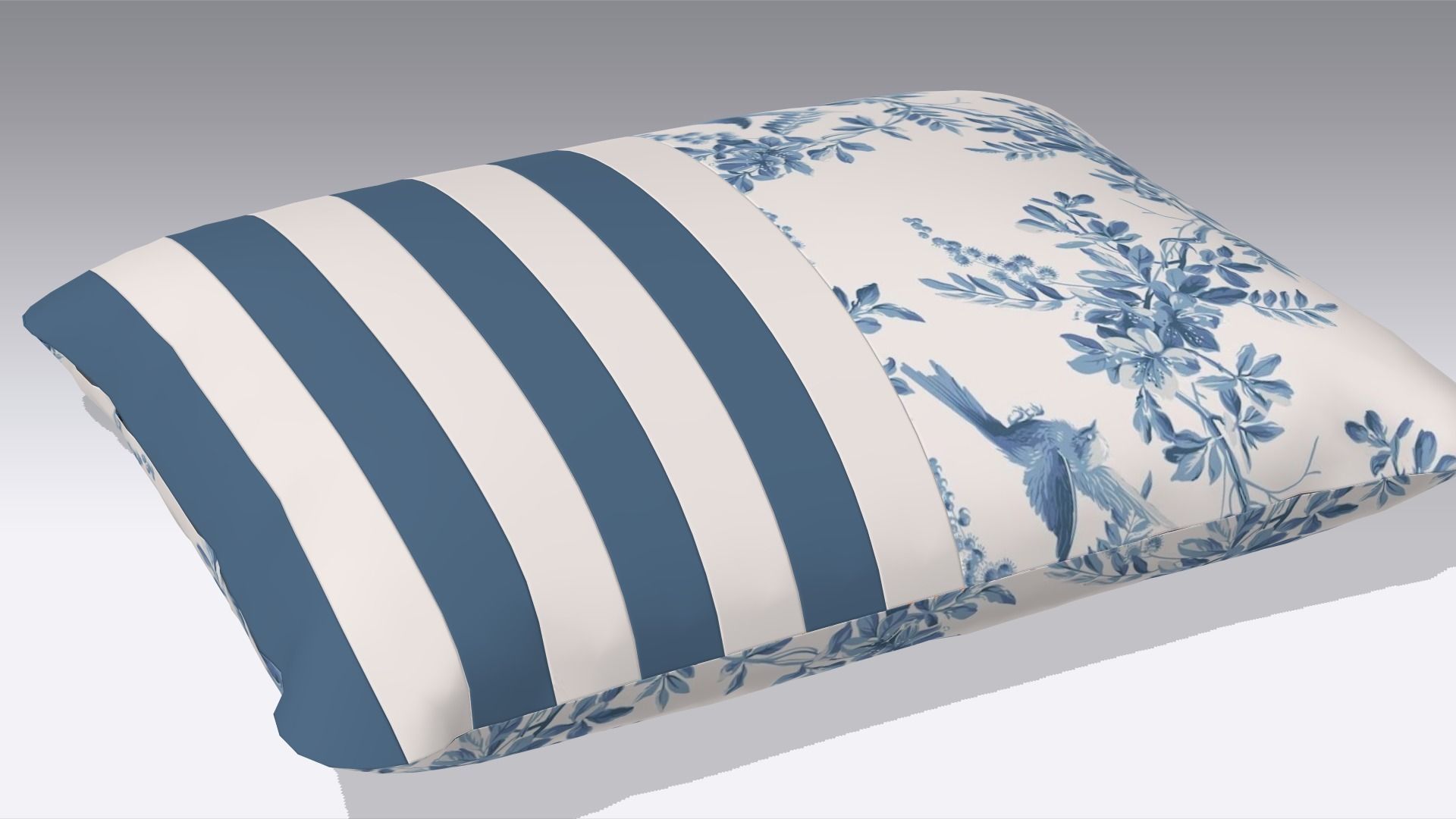 Cushion Low-poly 3D model_1