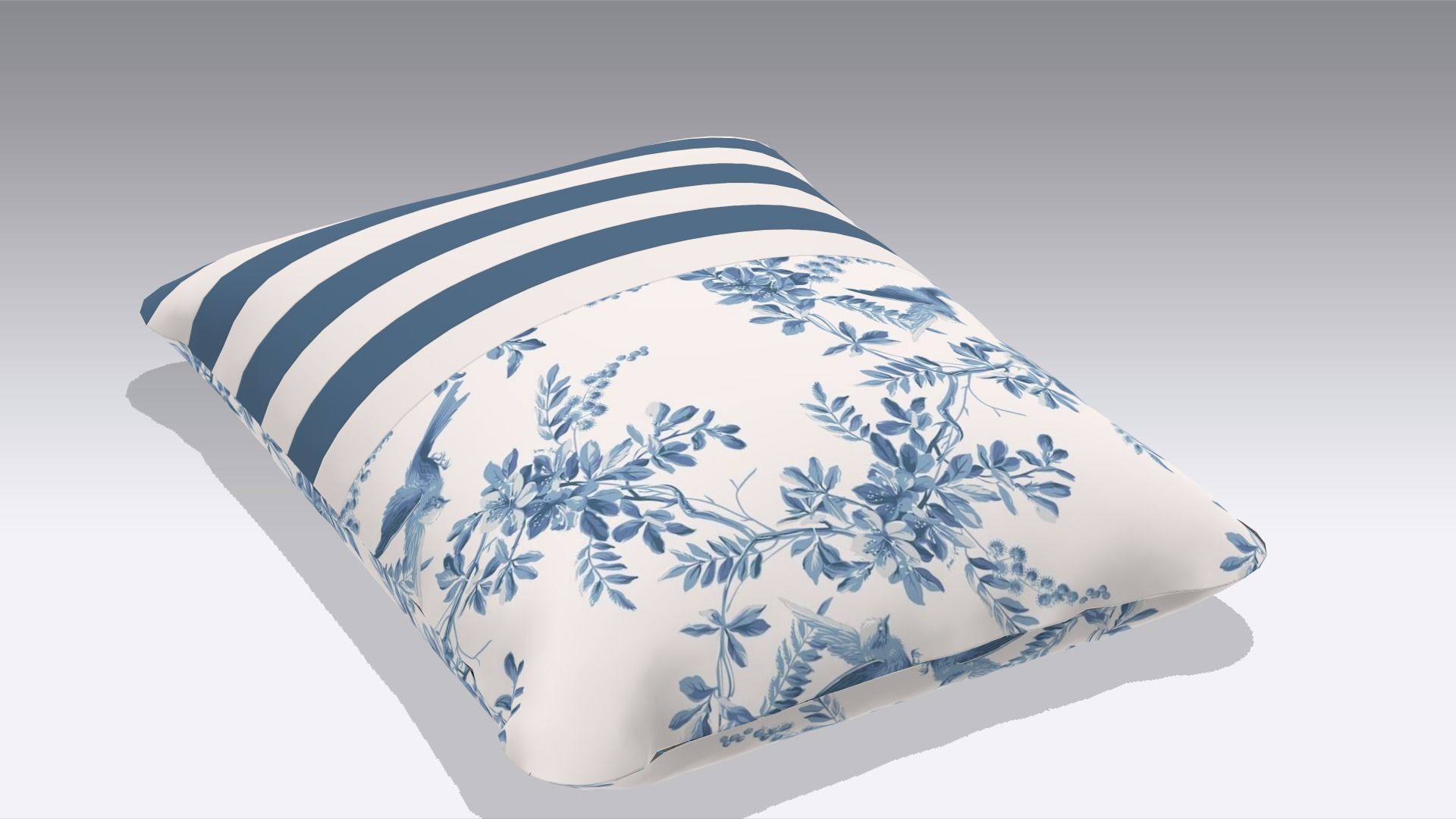 Cushion Low-poly 3D model_5
