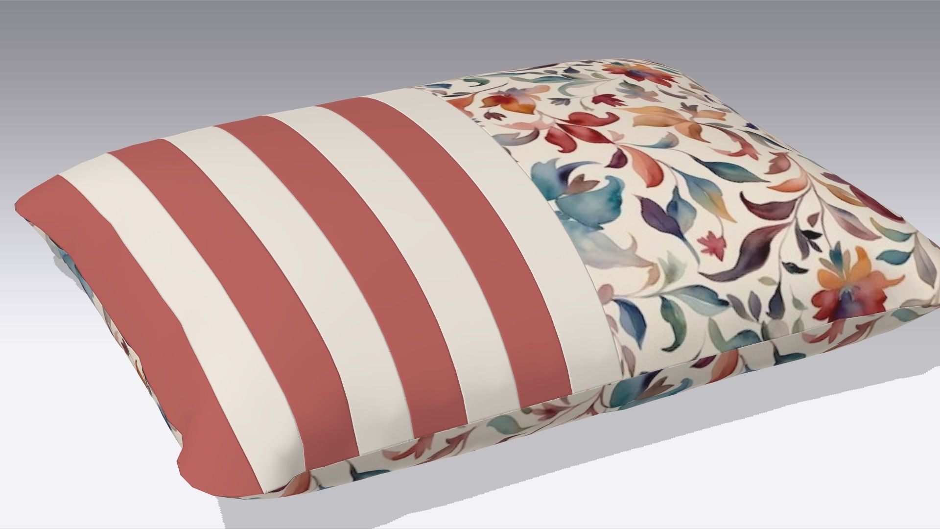 Cushion Low-poly 3D model_1