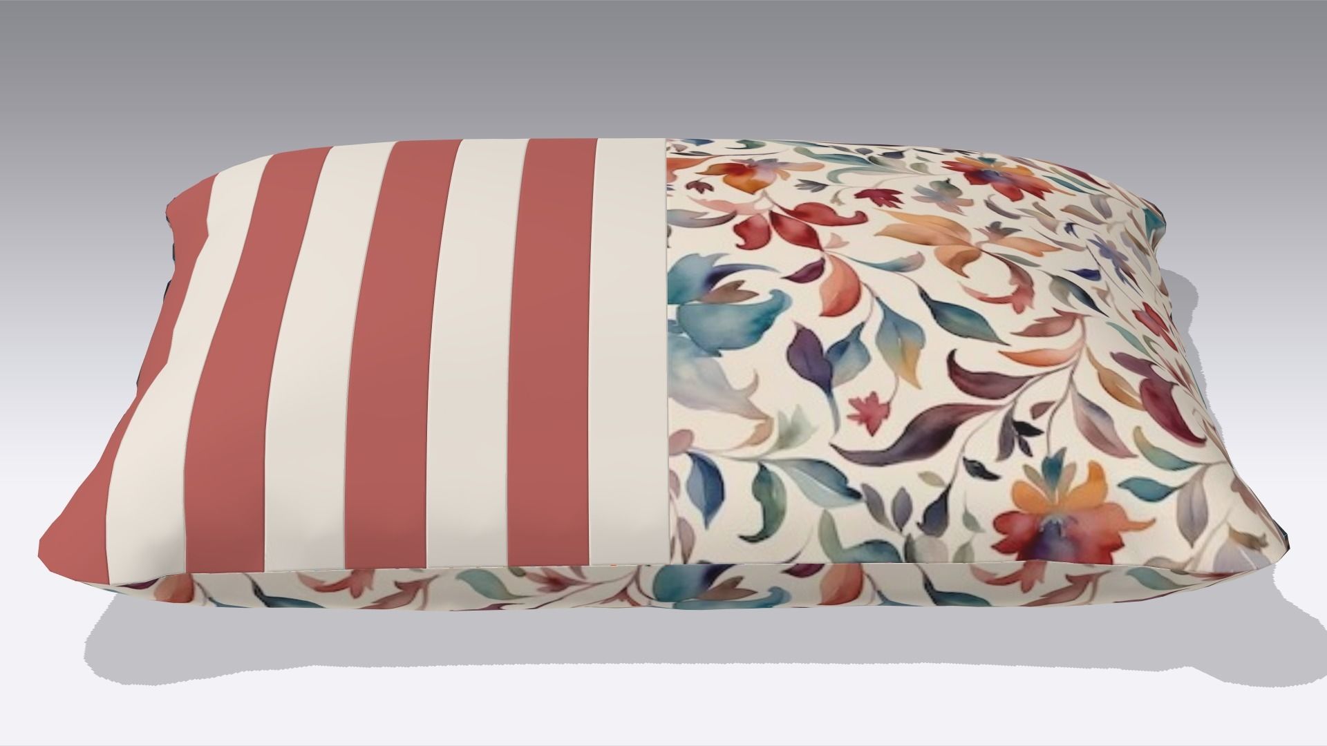 Cushion Low-poly 3D model_2