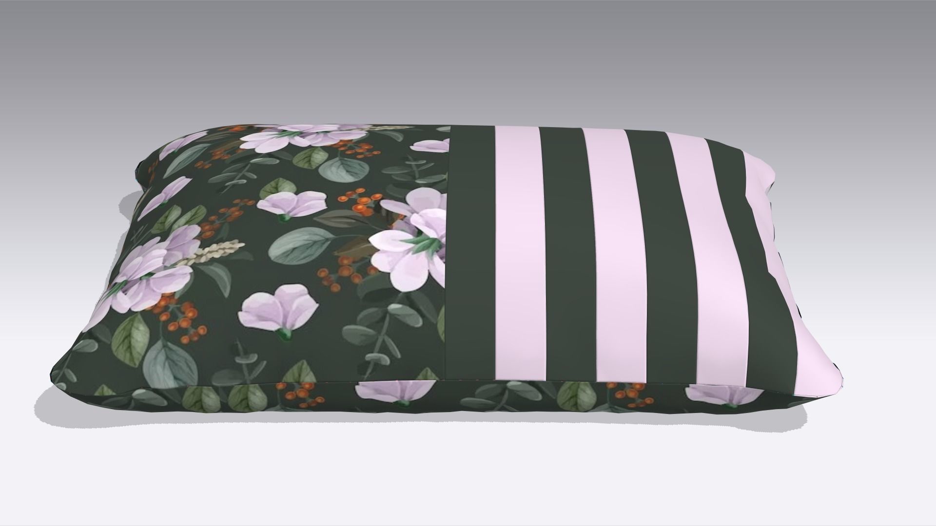 Cushion Low-poly 3D model_4