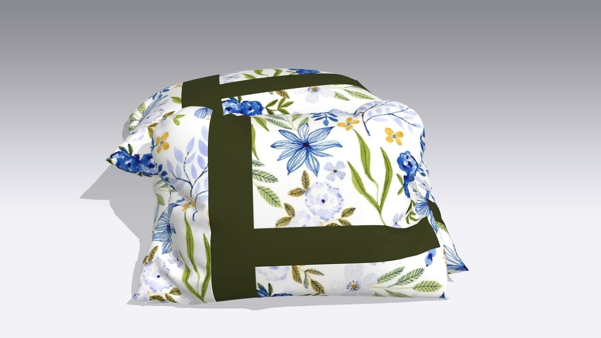 Pillow Low-poly 3D model_1