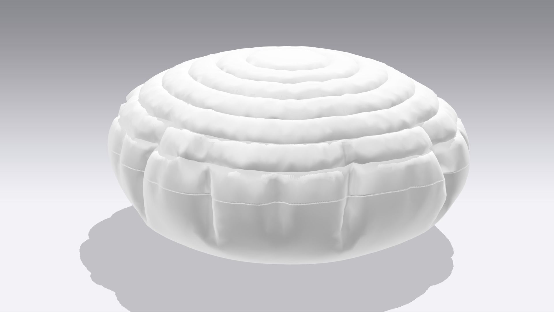 Pillow Low-poly 3D model_5