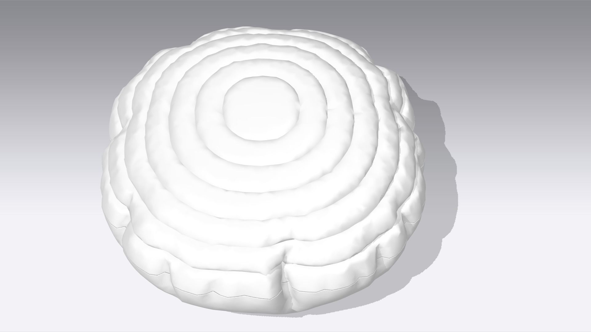 Pillow Low-poly 3D model_2