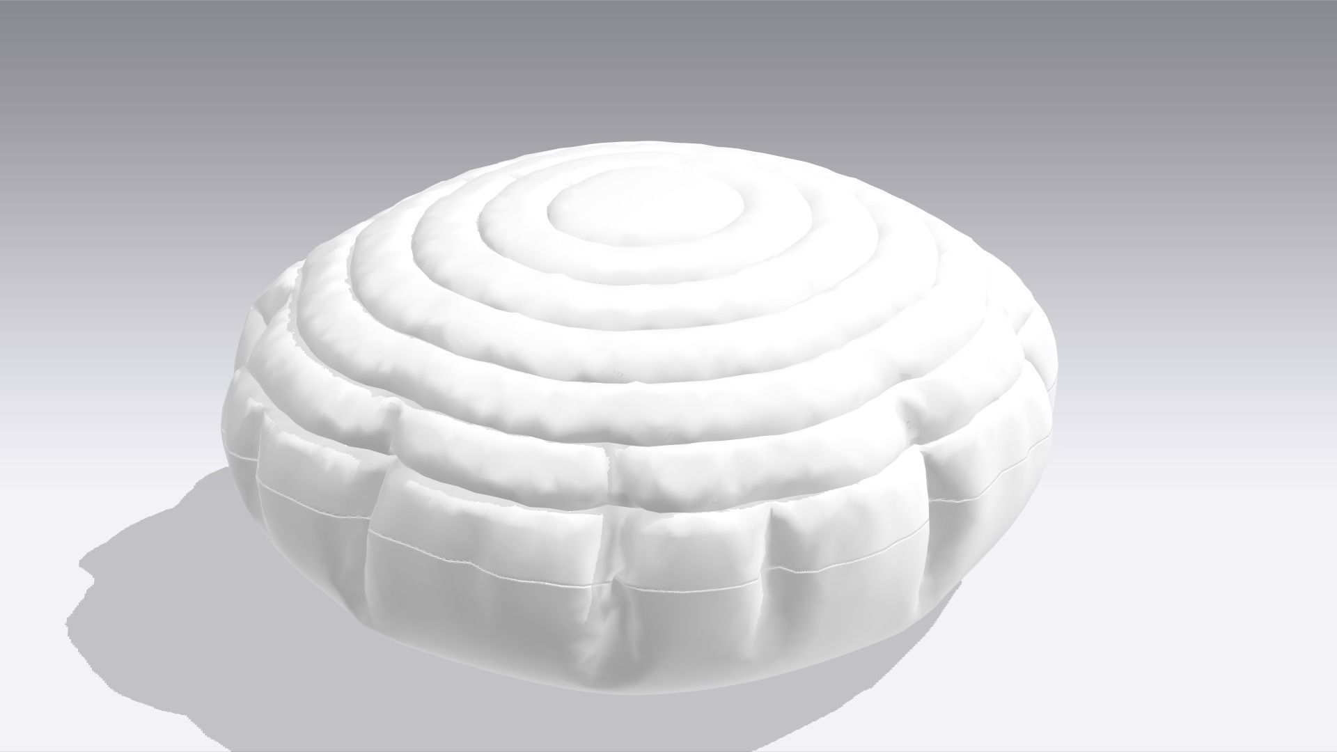 Pillow Low-poly 3D model_4