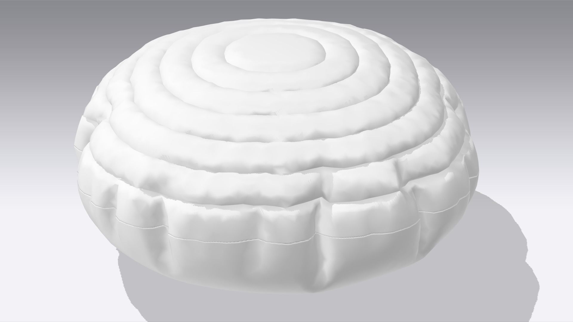 Pillow Low-poly 3D model_1