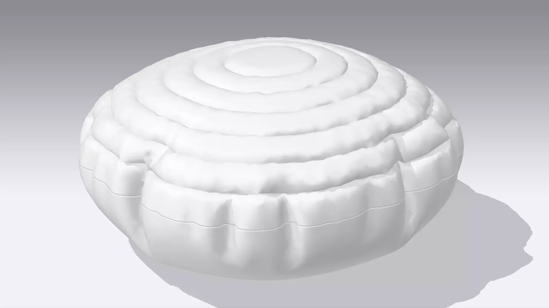 Pillow Low-poly 3D model_0