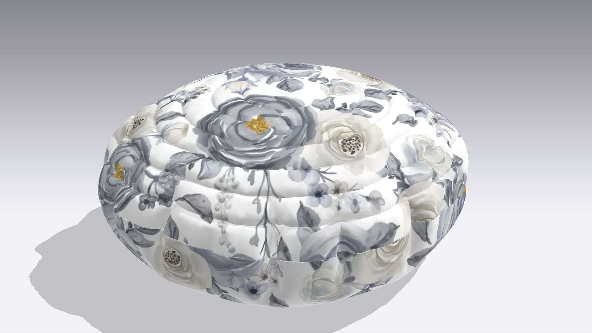 Pillow Low-poly 3D model_4