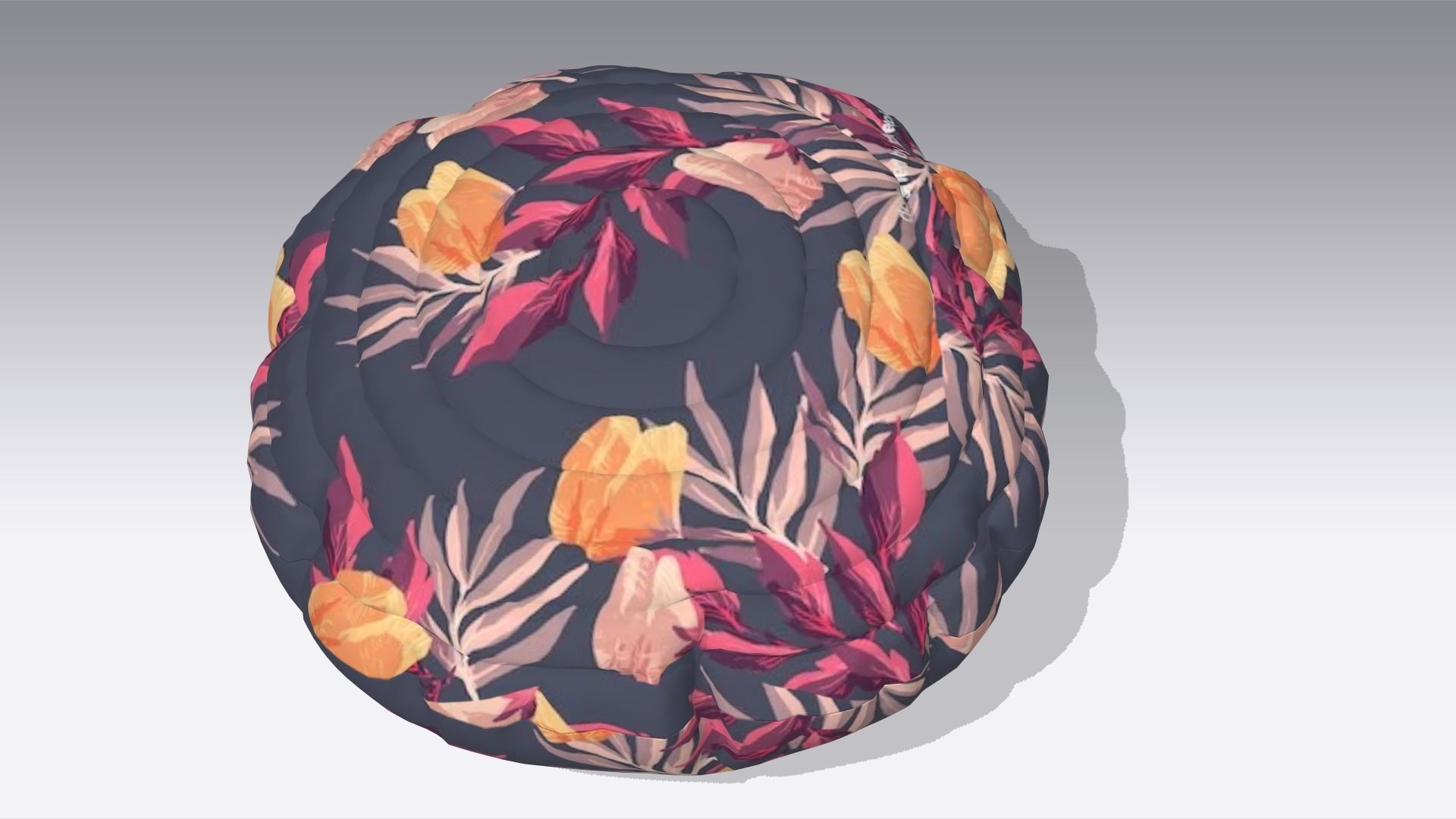 Pillow Low-poly 3D model_2
