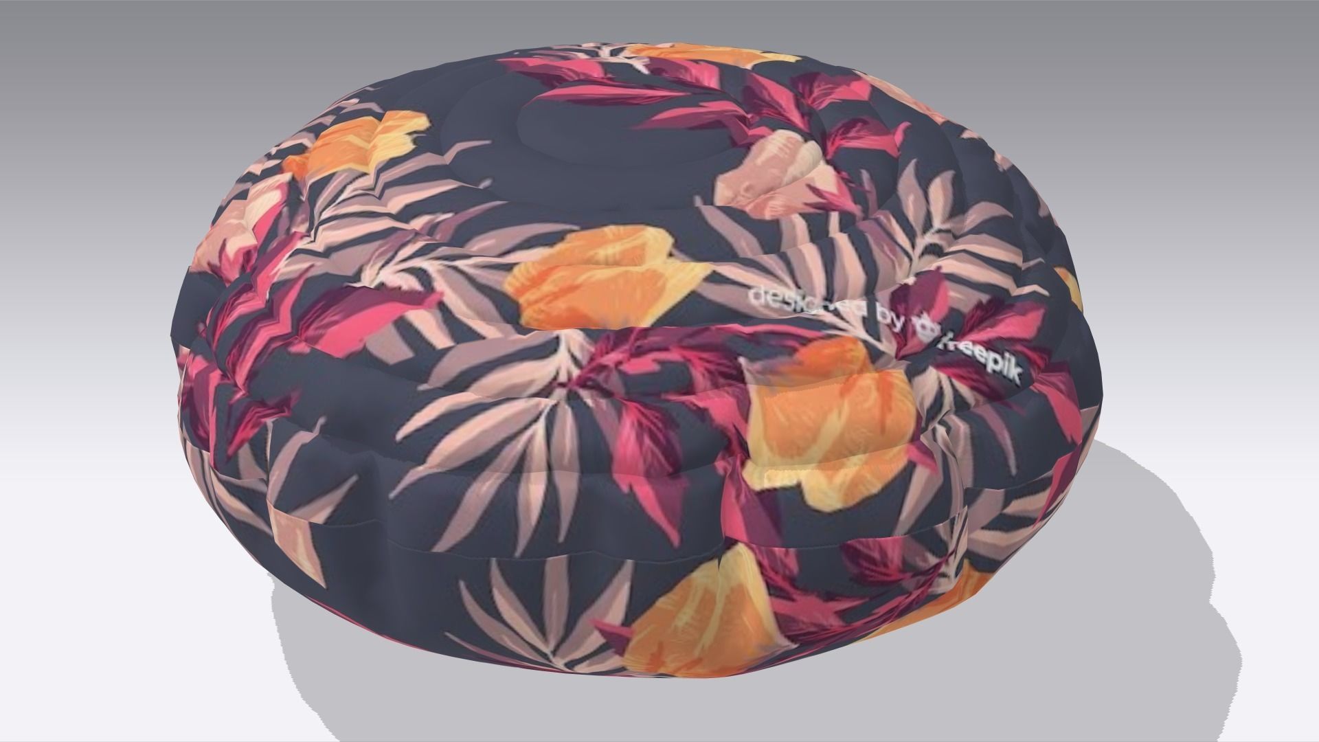 Pillow Low-poly 3D model_1