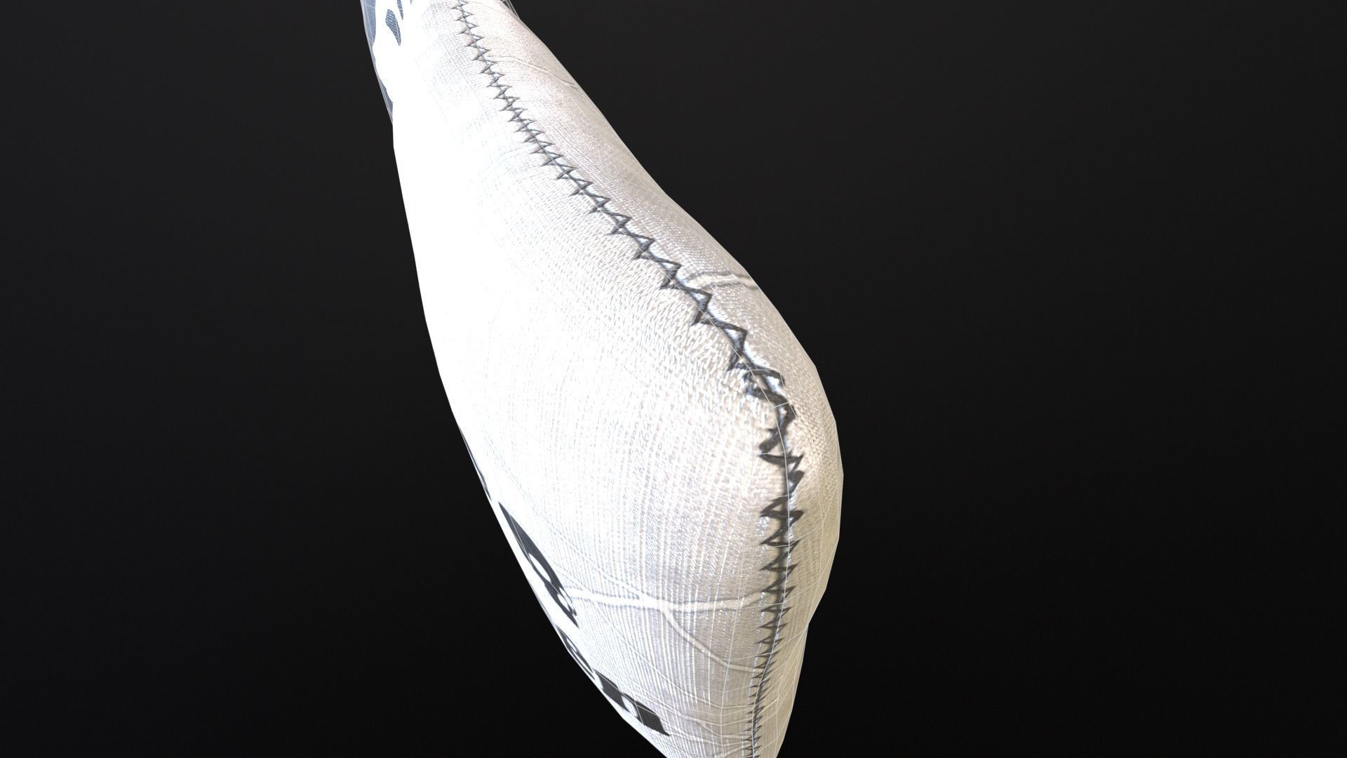 Halloween Pillows Decoration Low-poly 3D model_19