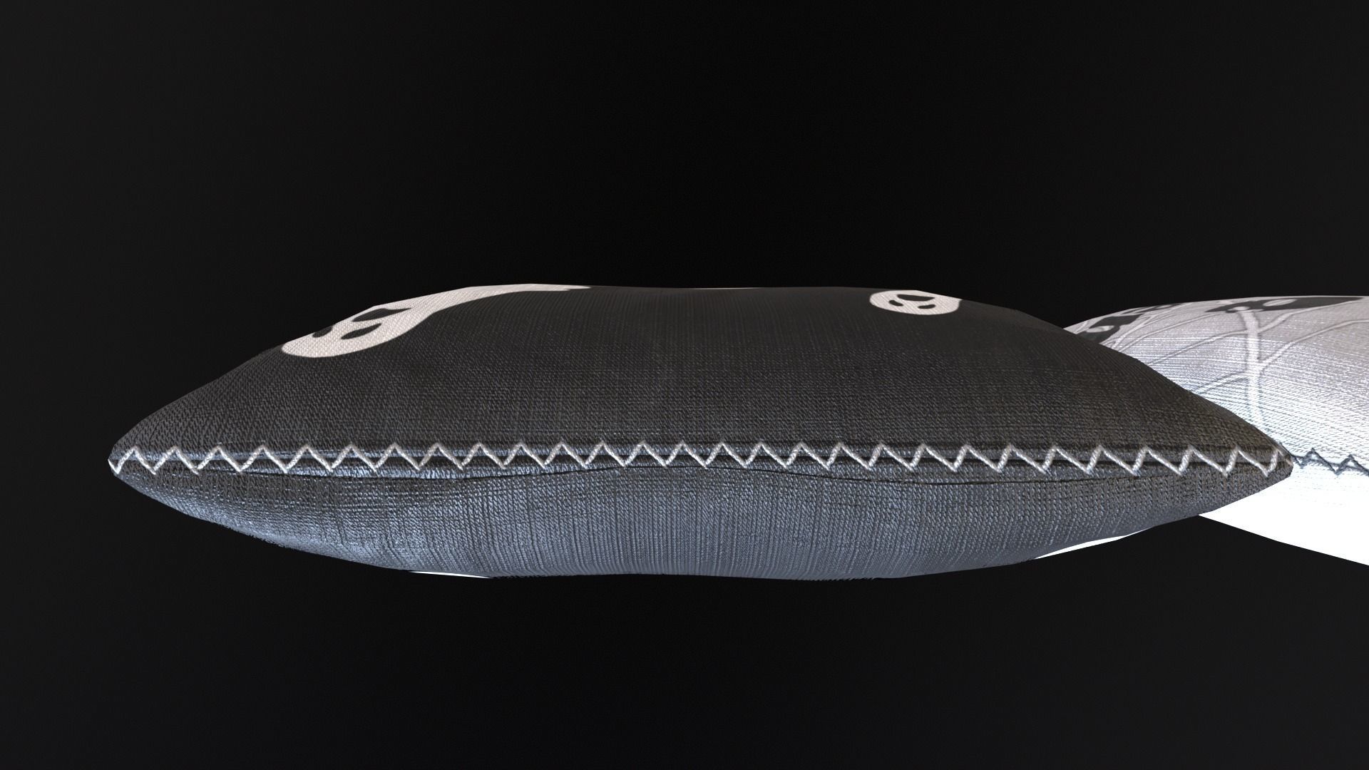 Halloween Pillows Decoration Low-poly 3D model_14