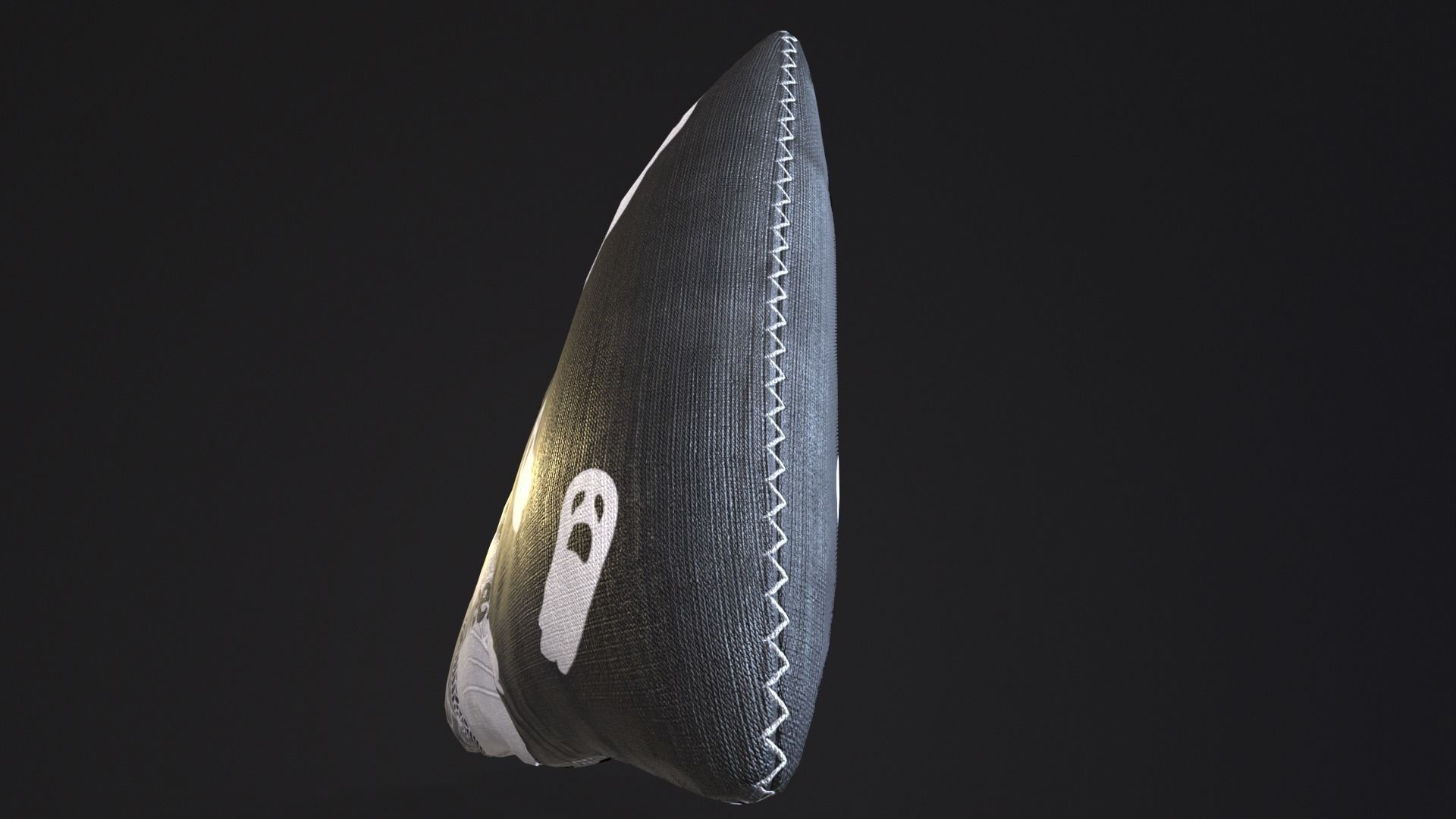 Halloween Pillows Decoration Low-poly 3D model_12