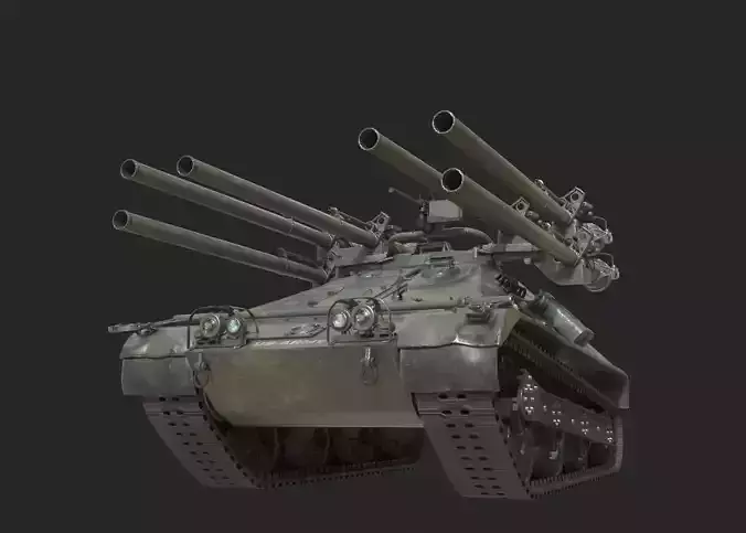 Vietnam War USMC Rifle Multiple 106 mm Self-propelled M50 Ontos Low-poly 3D model