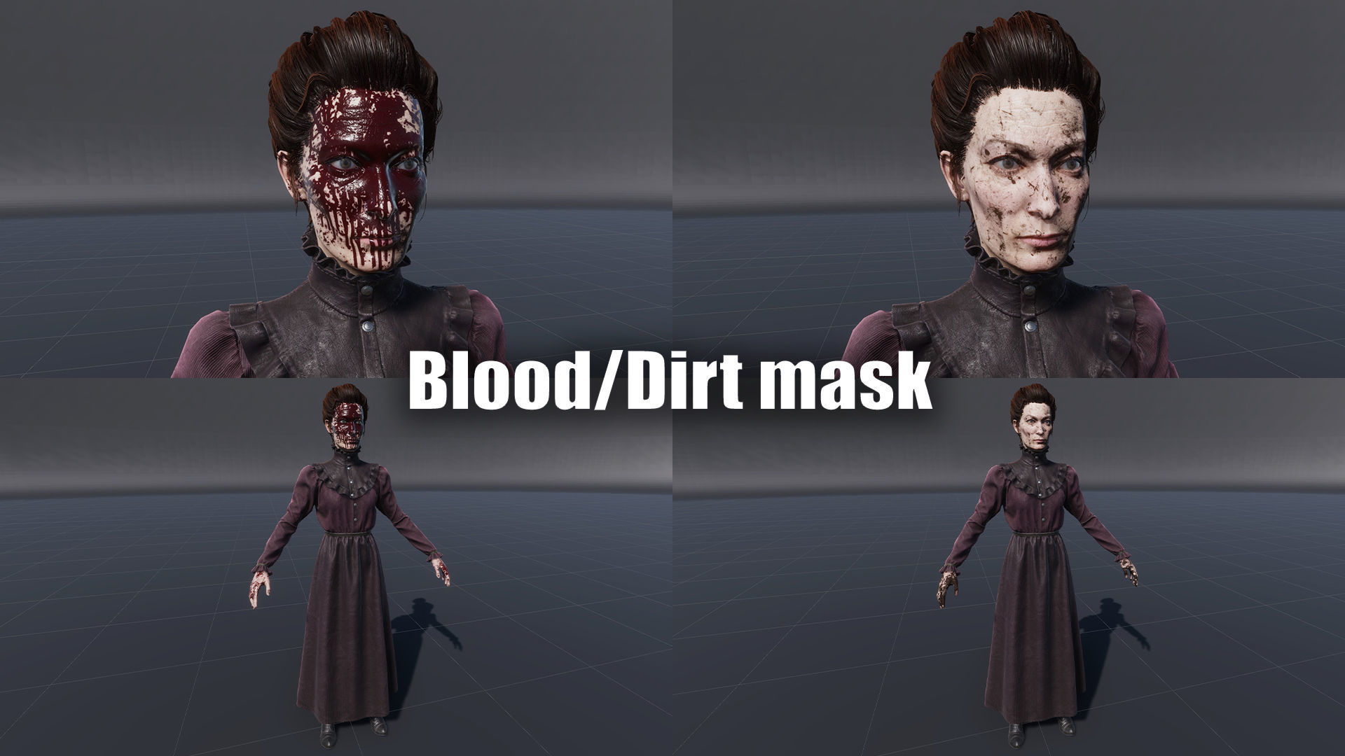 Lost Child Nanny Low-poly 3D model_21