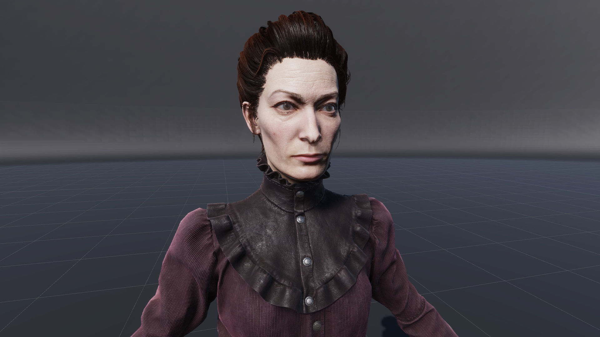 Lost Child Nanny Low-poly 3D model_19