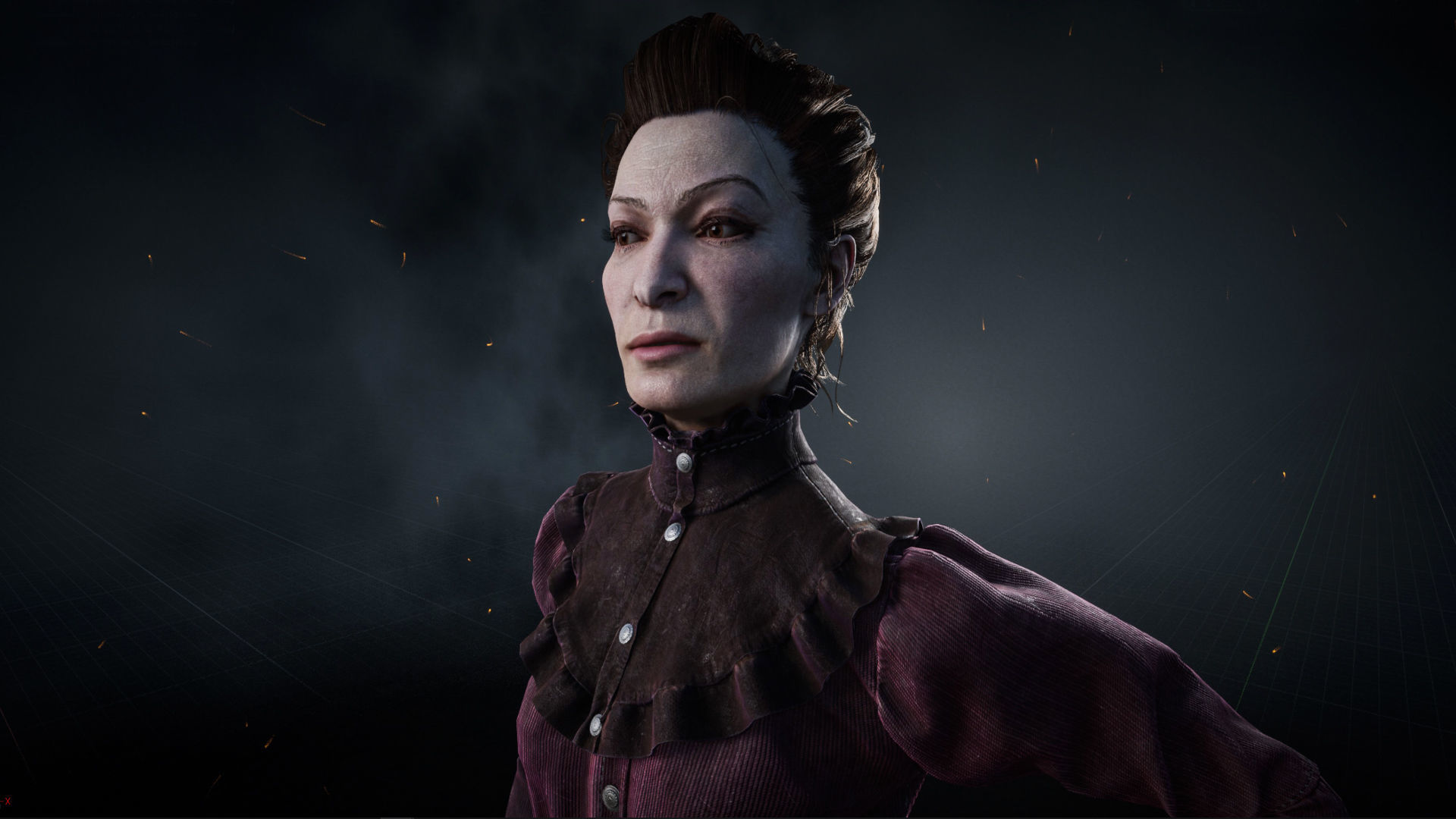 Lost Child Nanny Low-poly 3D model_12