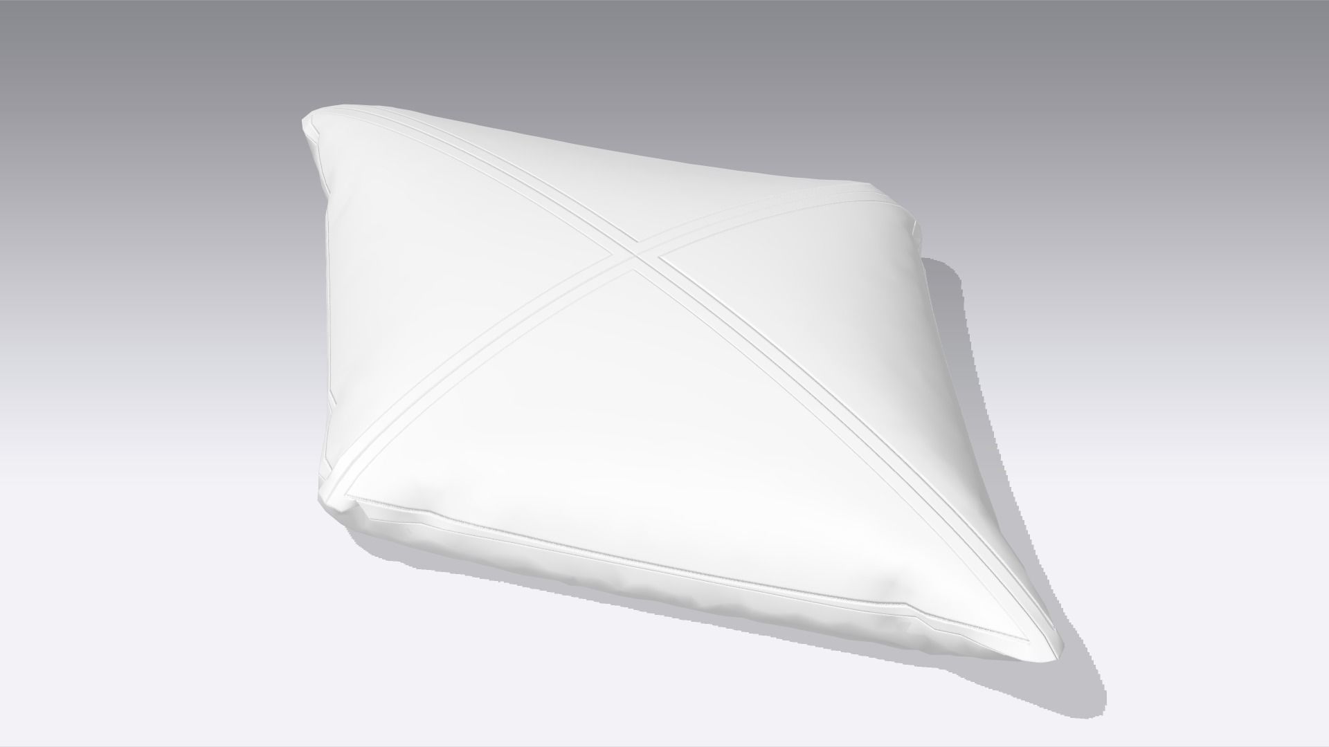 Pillow Low-poly 3D model_3