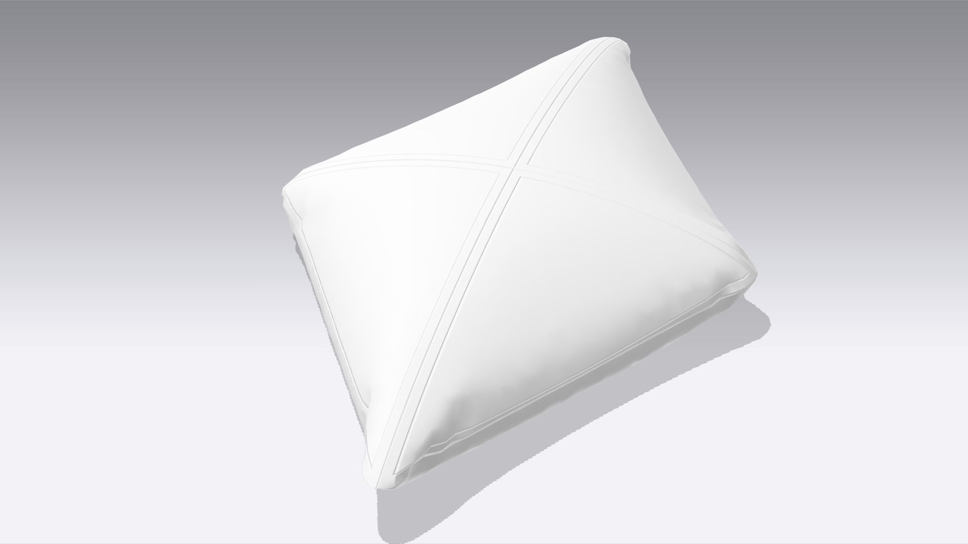 Pillow Low-poly 3D model_4