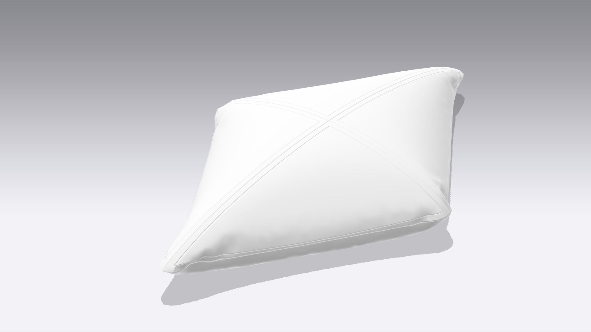 Pillow Low-poly 3D model_1