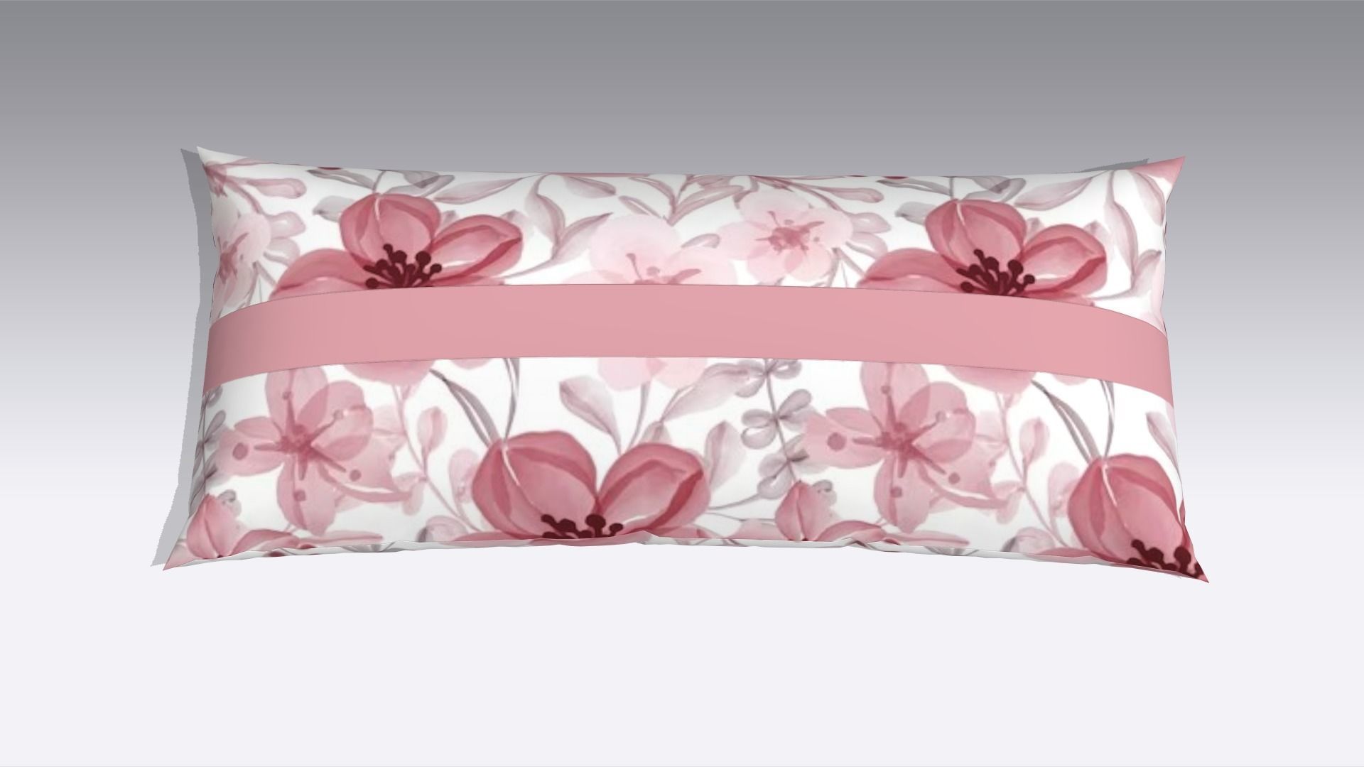 Pillow Low-poly 3D model_3