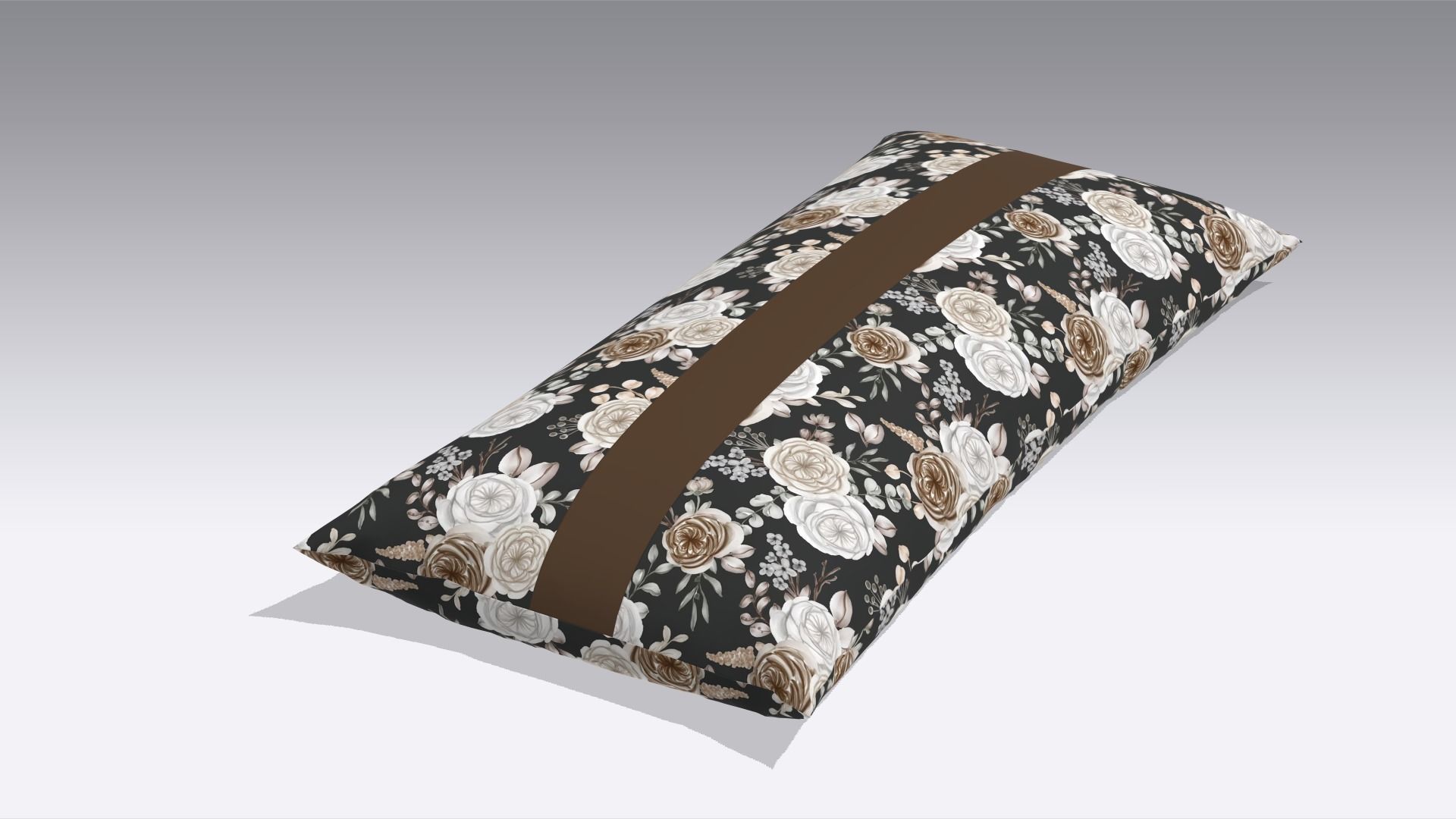 Pillow Low-poly 3D model_4