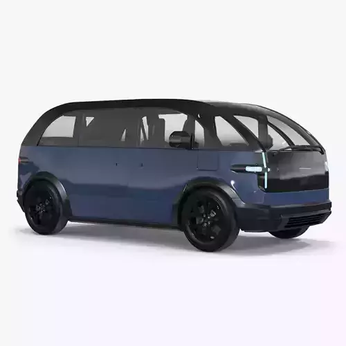 Canoo Electric Van Premium Blue