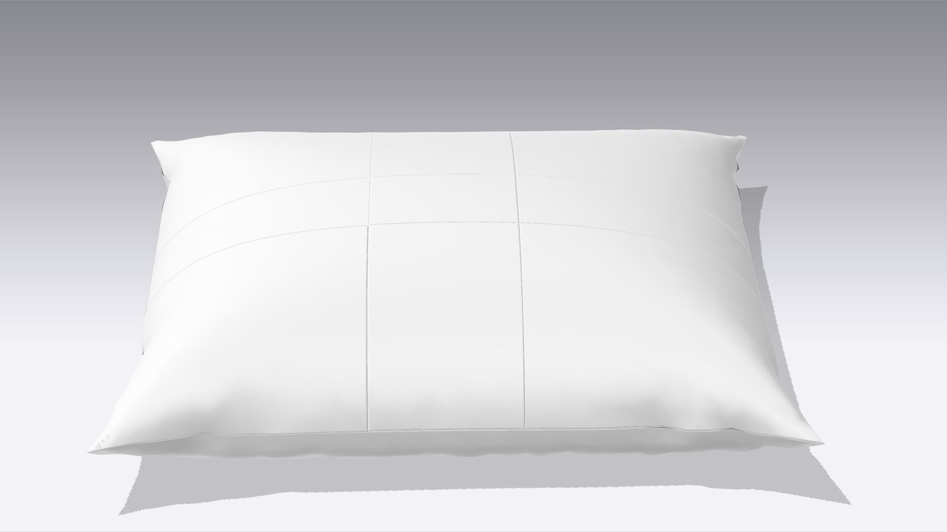 Pillow Low-poly 3D model_1