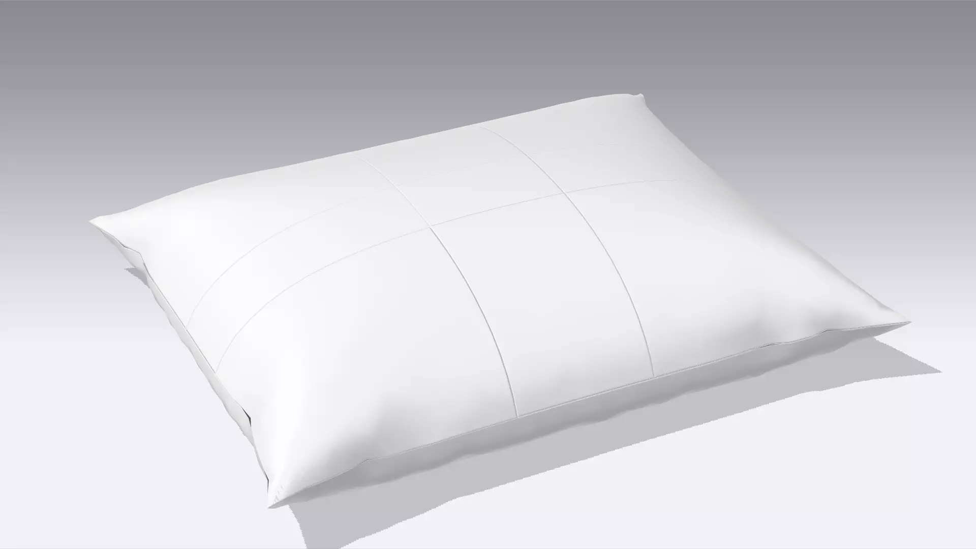Pillow Low-poly 3D model_0