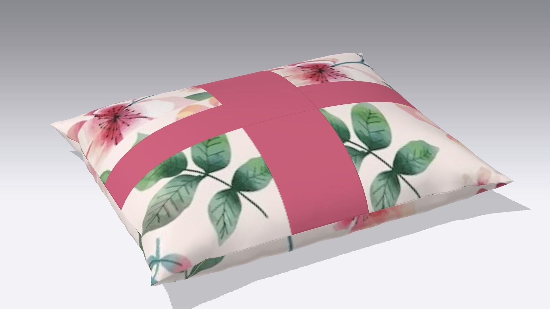 Pillow Low-poly 3D model_1