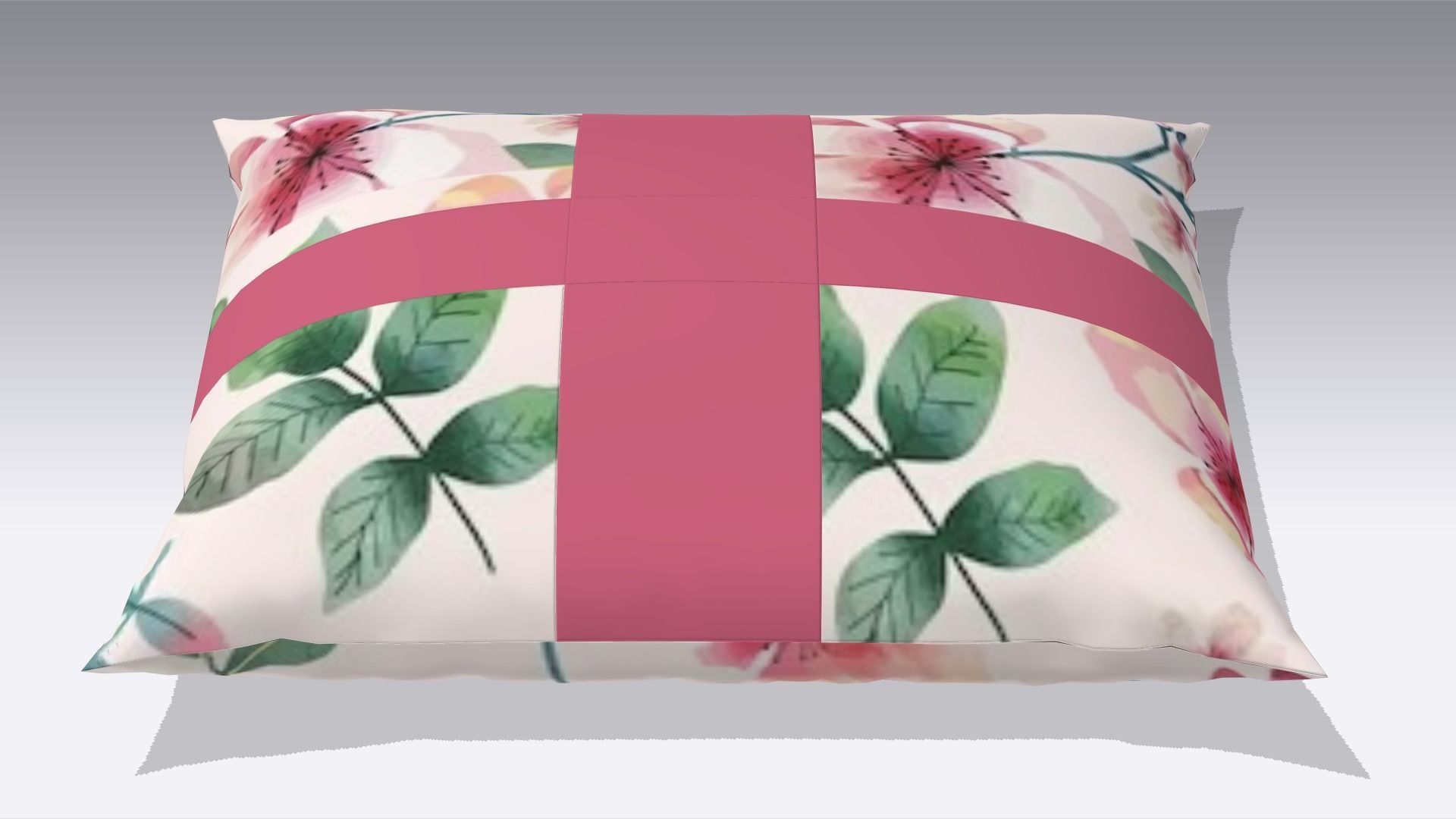 Pillow Low-poly 3D model_5