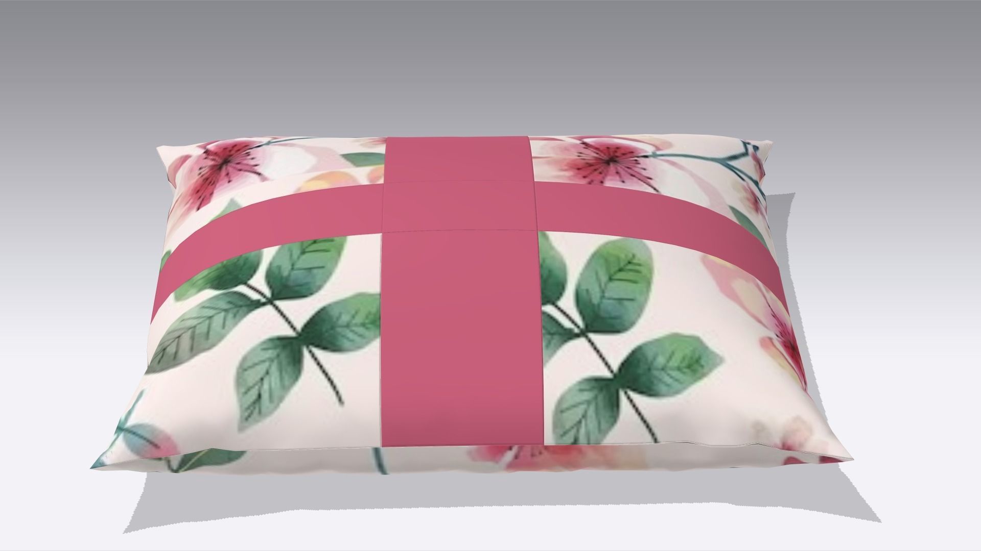 Pillow Low-poly 3D model_2