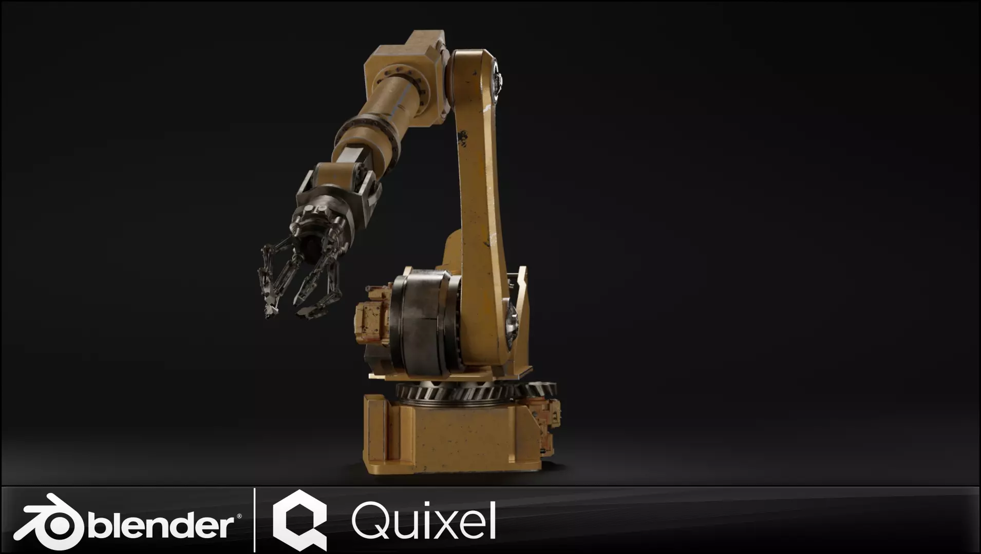 Industrial Arm 3D model_0