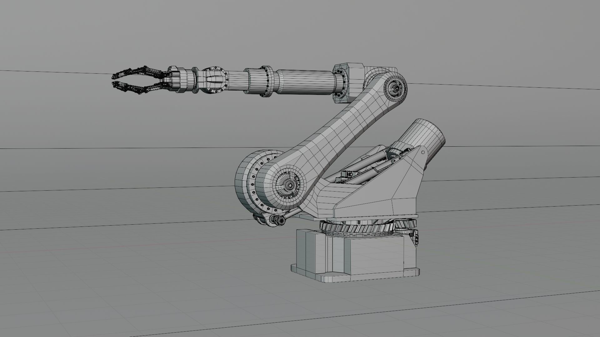 Industrial Arm 3D model_4
