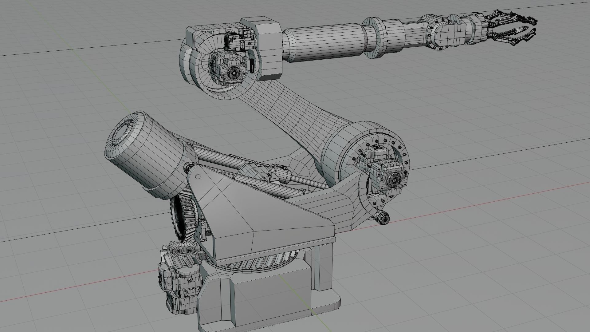Industrial Arm 3D model_5